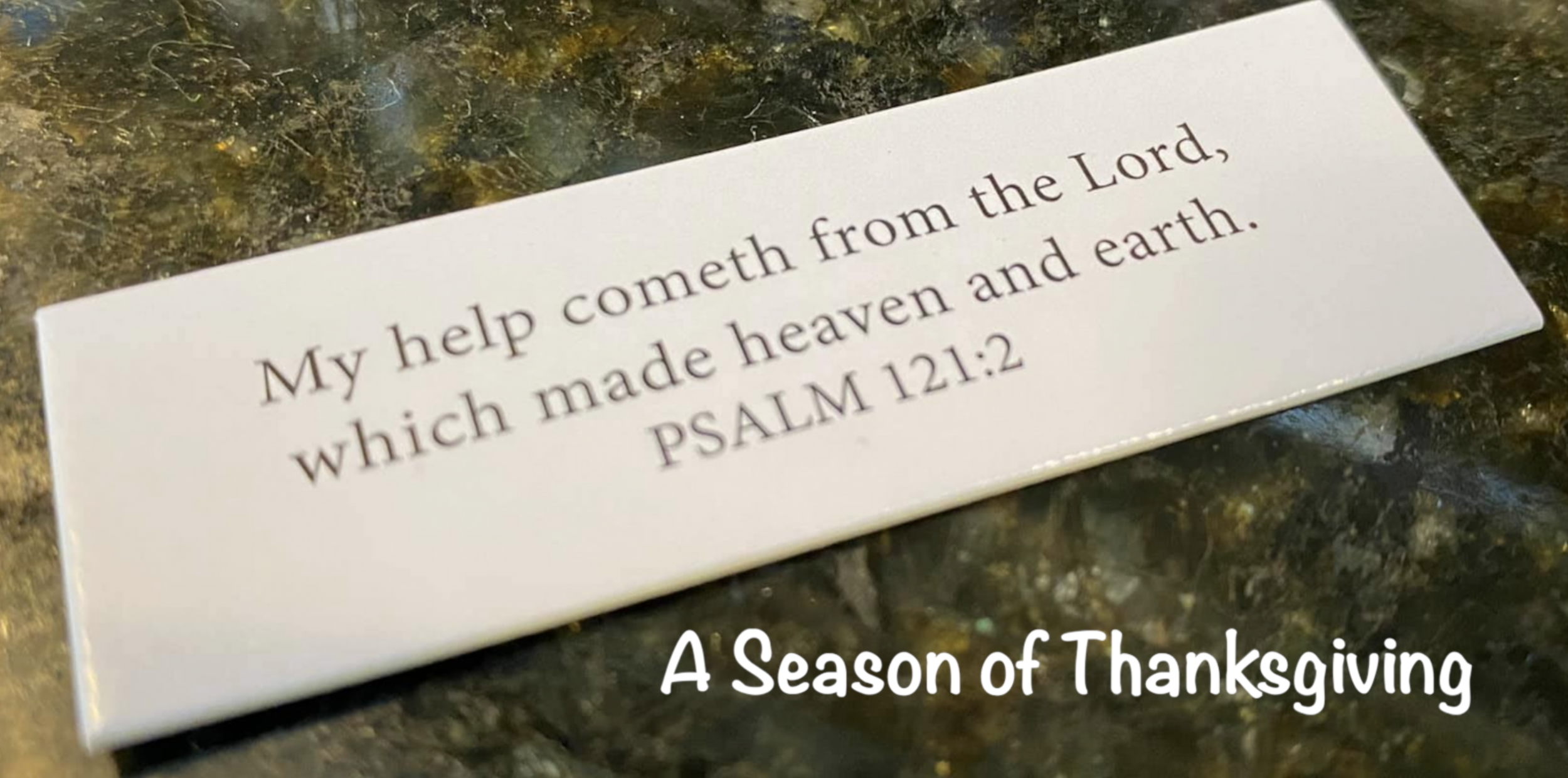 A Season of Thanksgiving: Introduction 