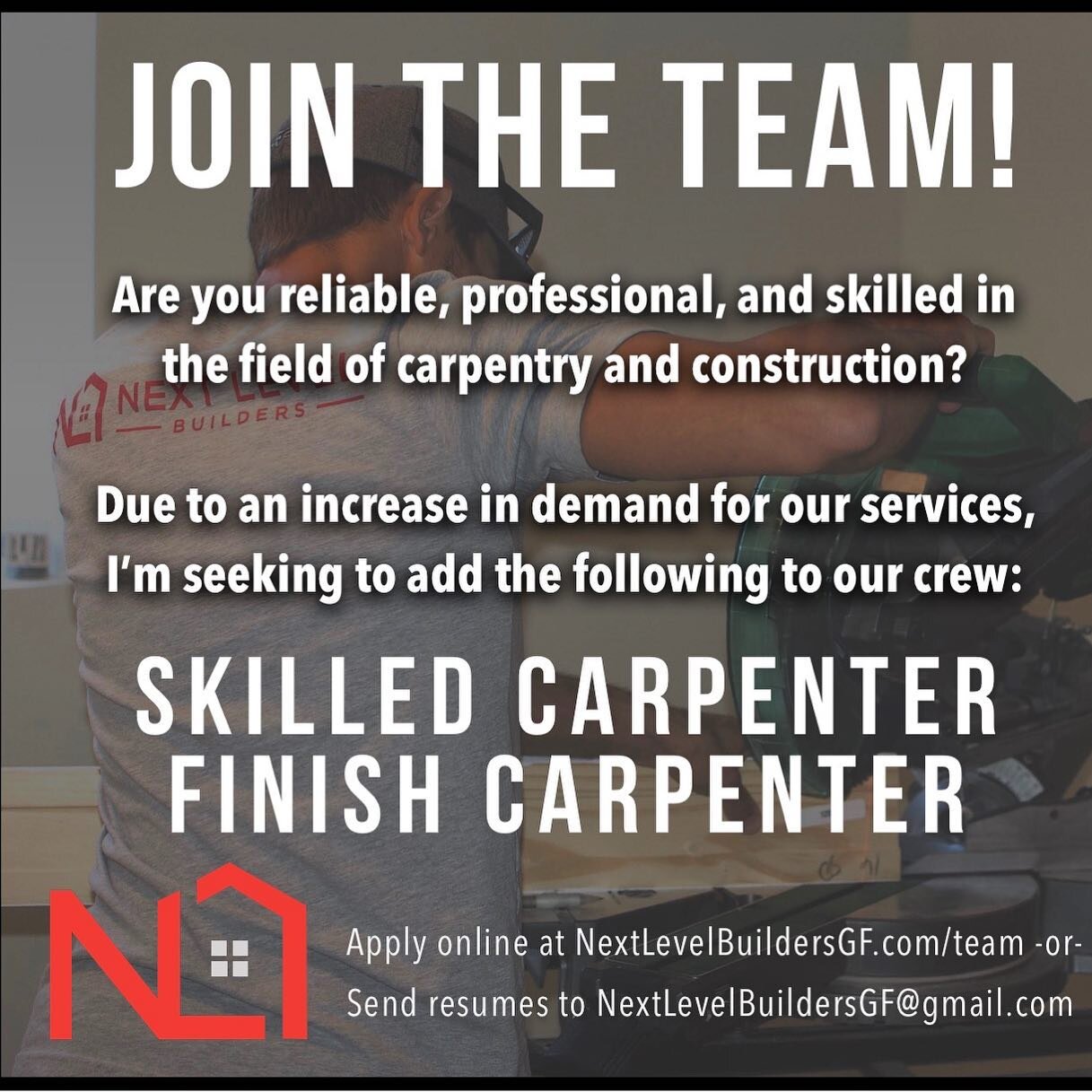 Join our team! Link in Bio 👆