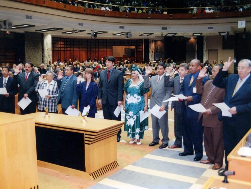 Parliamentarian swearing-in ceremony, 1994 