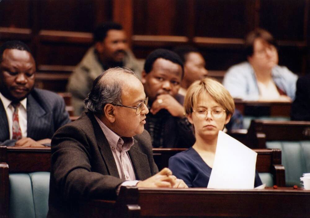 Final night drafting SA's new constitution with Pravin Gordhan