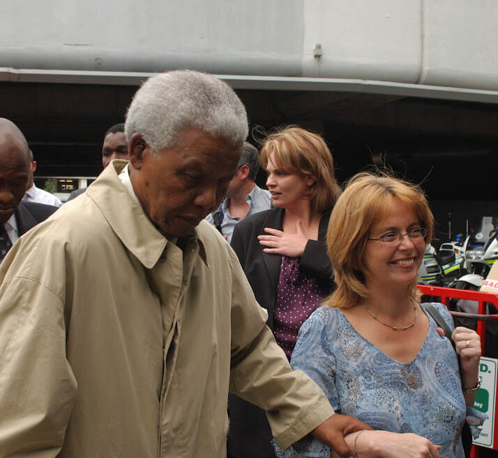 Ambassador and President Mandela