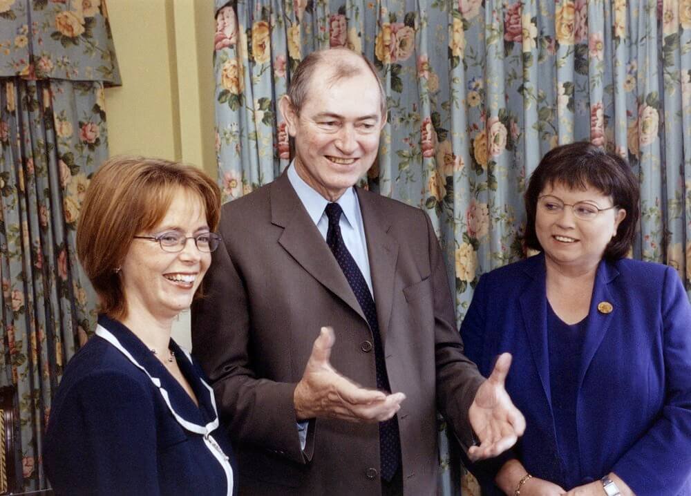 Melanie with Alec Erwin and Mary Harney