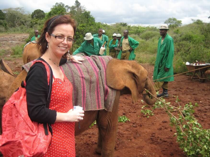 Visiting a Kenyan elephant sanctuary 