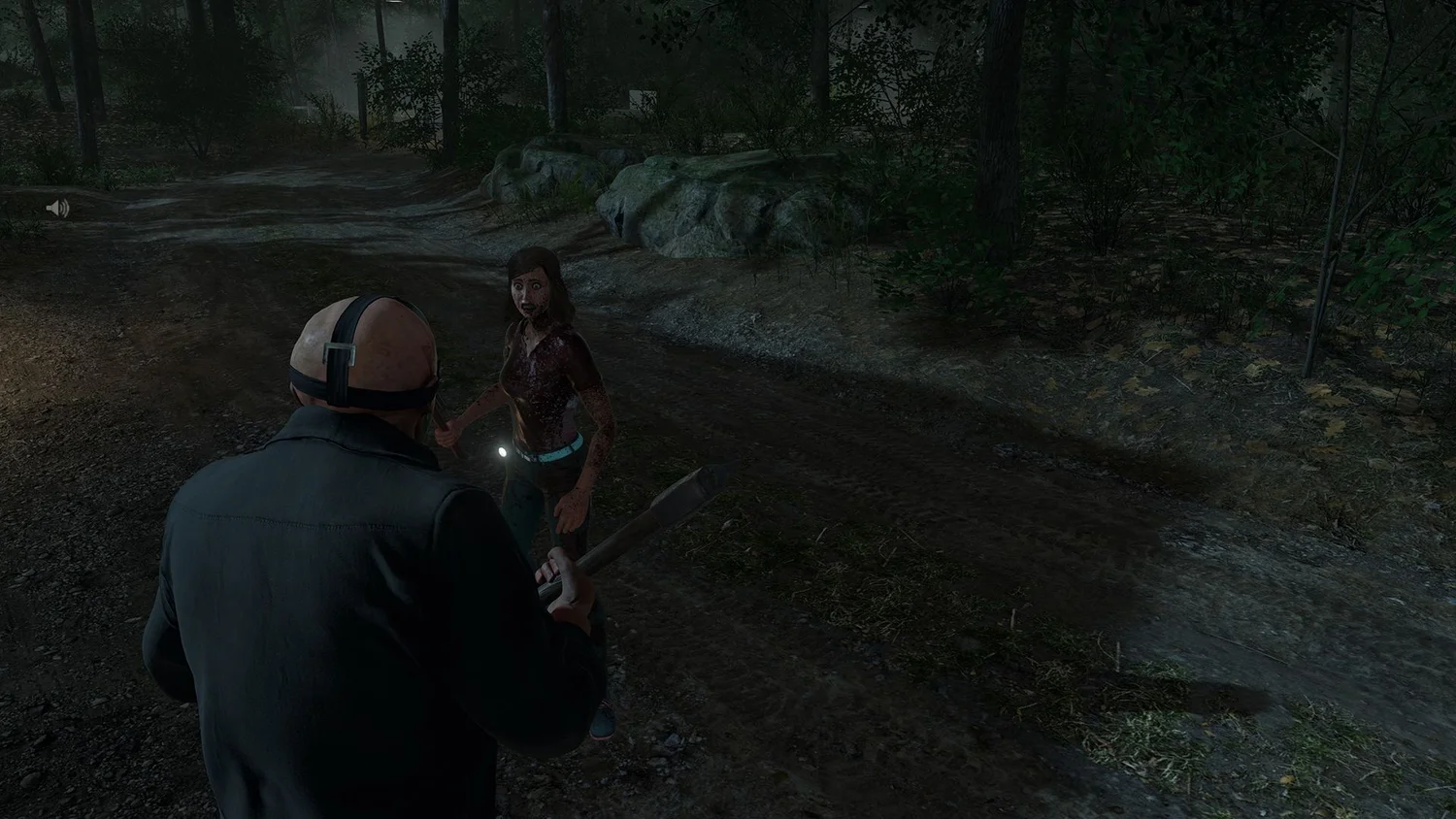 Jason stalking player in Friday the 13th The Game