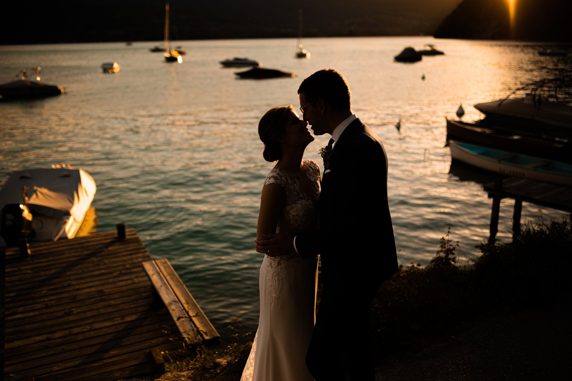 photographe de mariage lac d'Annecy