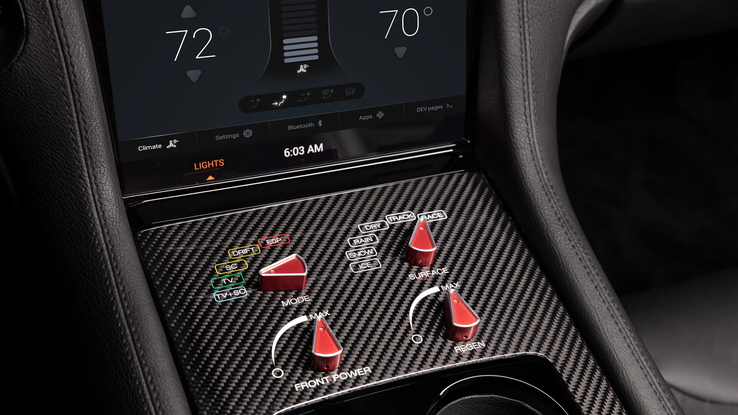 the ‘Quattro Manettino’ allow adapt and personalise the car behaviour