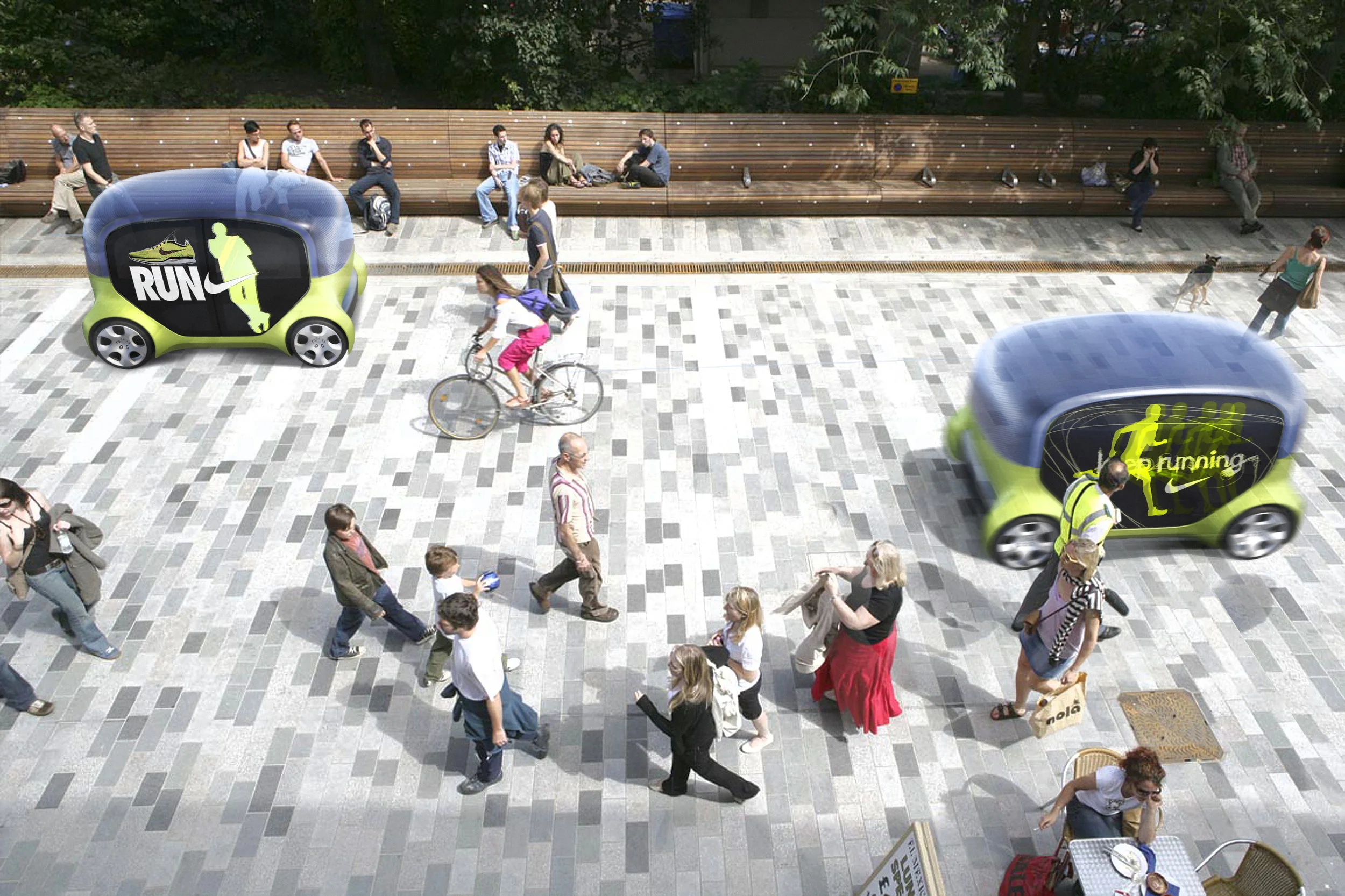 The PubliPod project was a more conceptual exploration of shared autonomous vehicles.