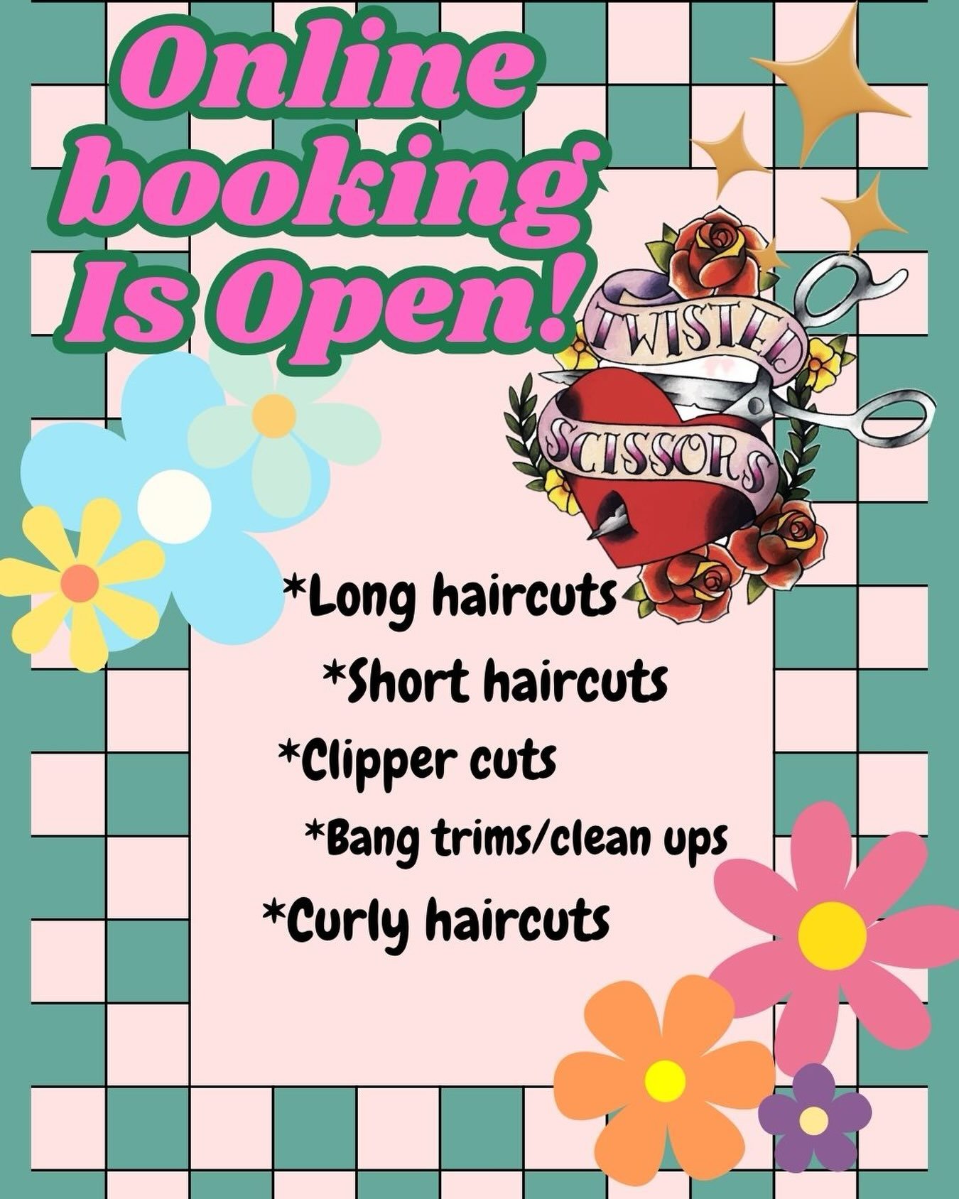 🎉 Big news&hellip; NEW &amp; APPROVED is BACK and running at Twisted Scissors Salon! ✂️

📲 Booking is easier than ever&mdash;you can book online using the link in our bio!