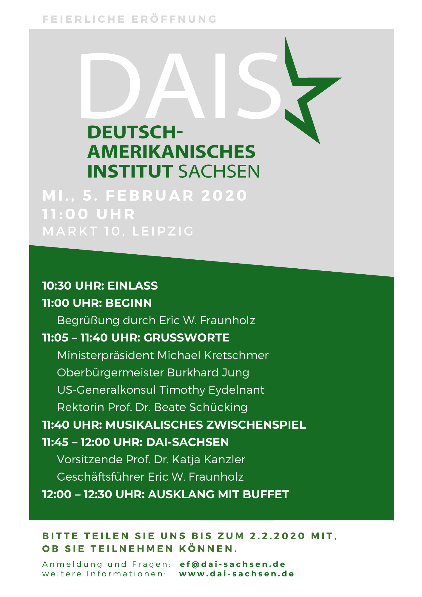 Feierliche Eröffnung des DAIS