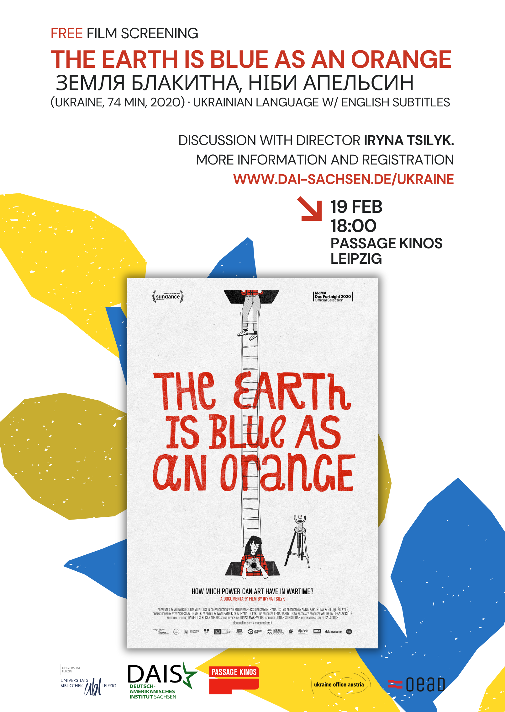 Film &amp; Gespräch: “The Earth Is Blue as an Orange” / “Земля блакитна, ніби апельсинm”