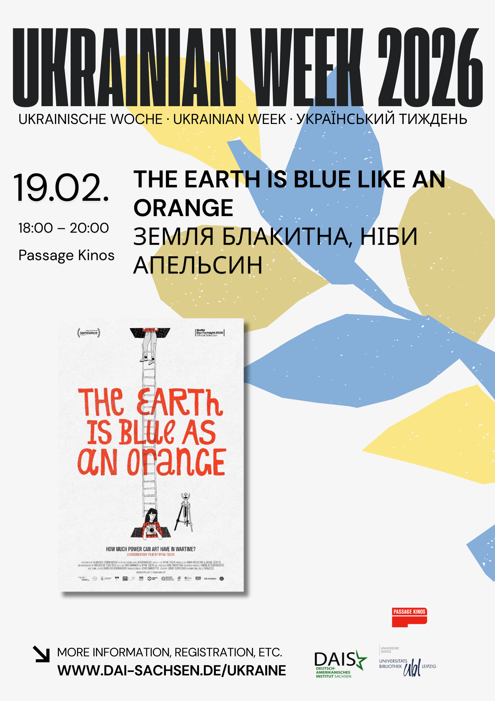 Film &amp; Gespräch: “The Earth Is Blue Like an Orange” / “Земля блакитна, ніби апельсинm”