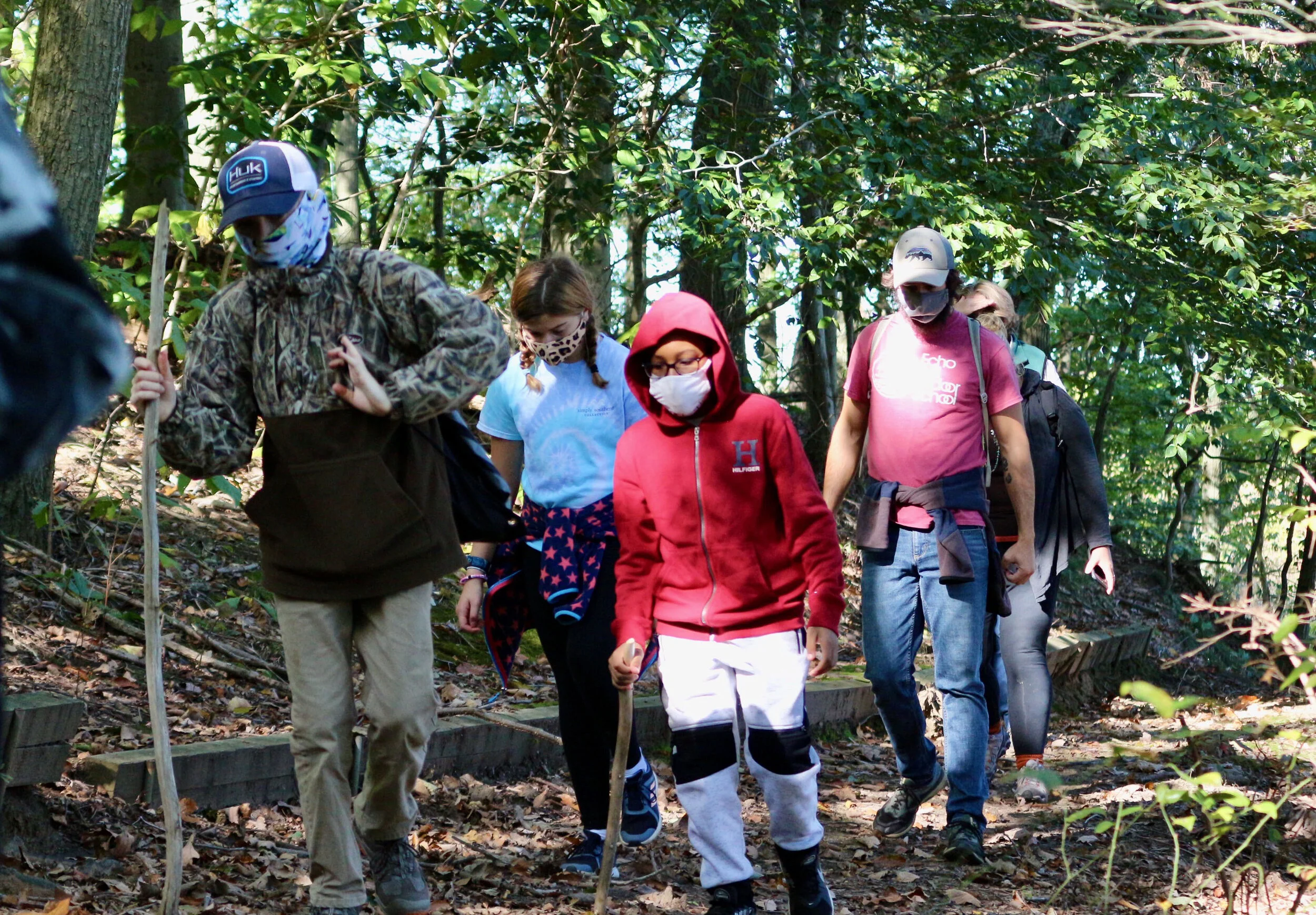 Kent County Middle School Students Get Acquainted with Their Classmates, Nature at Echo Hill Outdoor School  