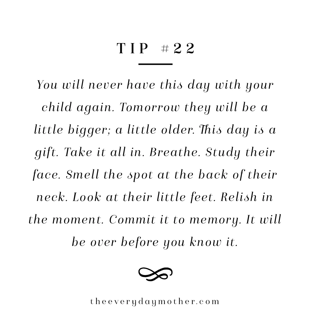You Will Never Have This Day With Your Child Again You Will Never Have This Day With Your Child Again — Jackie Mangiolino