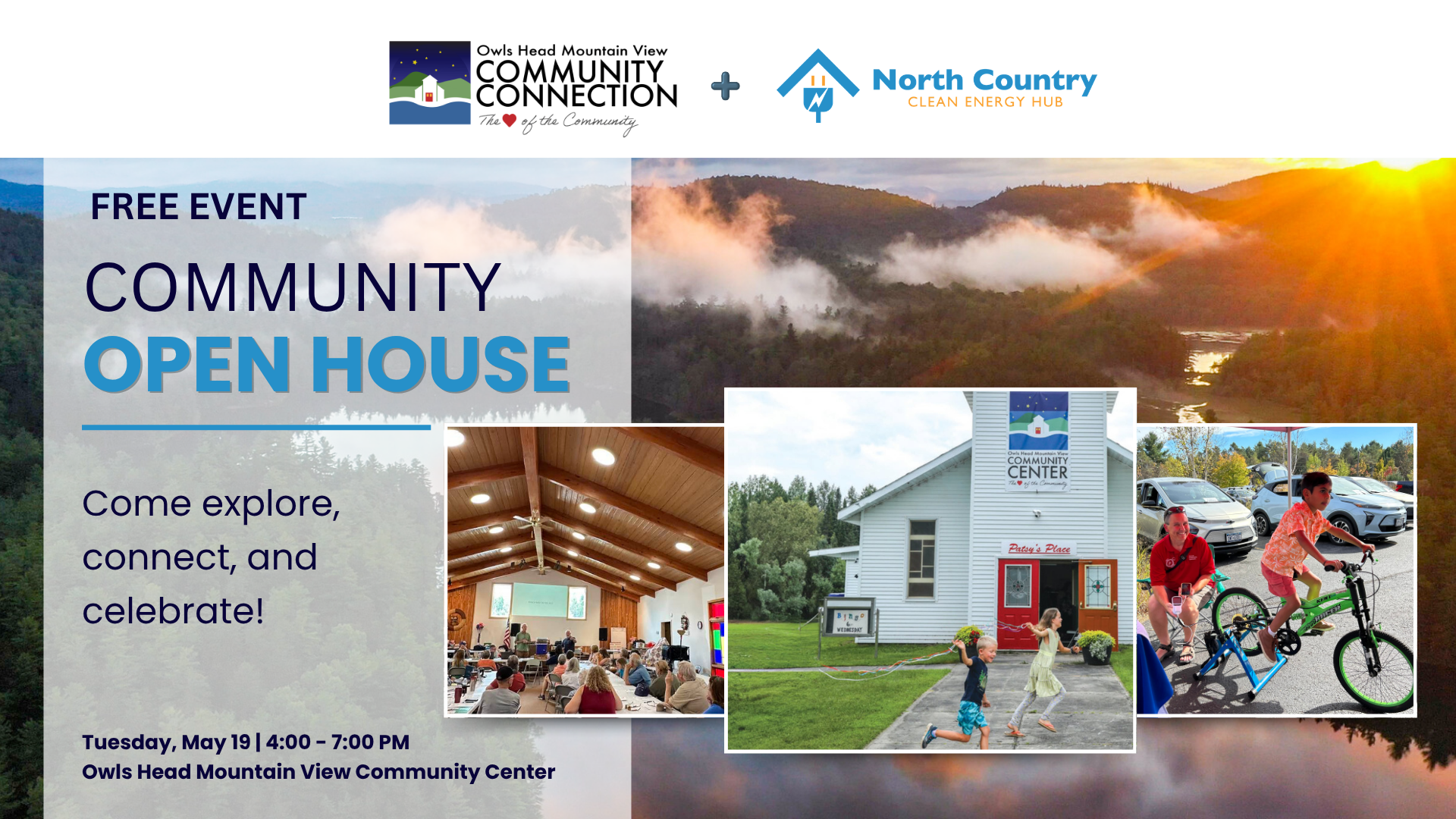 Owls Head Mountain View Community Center - Open House!
