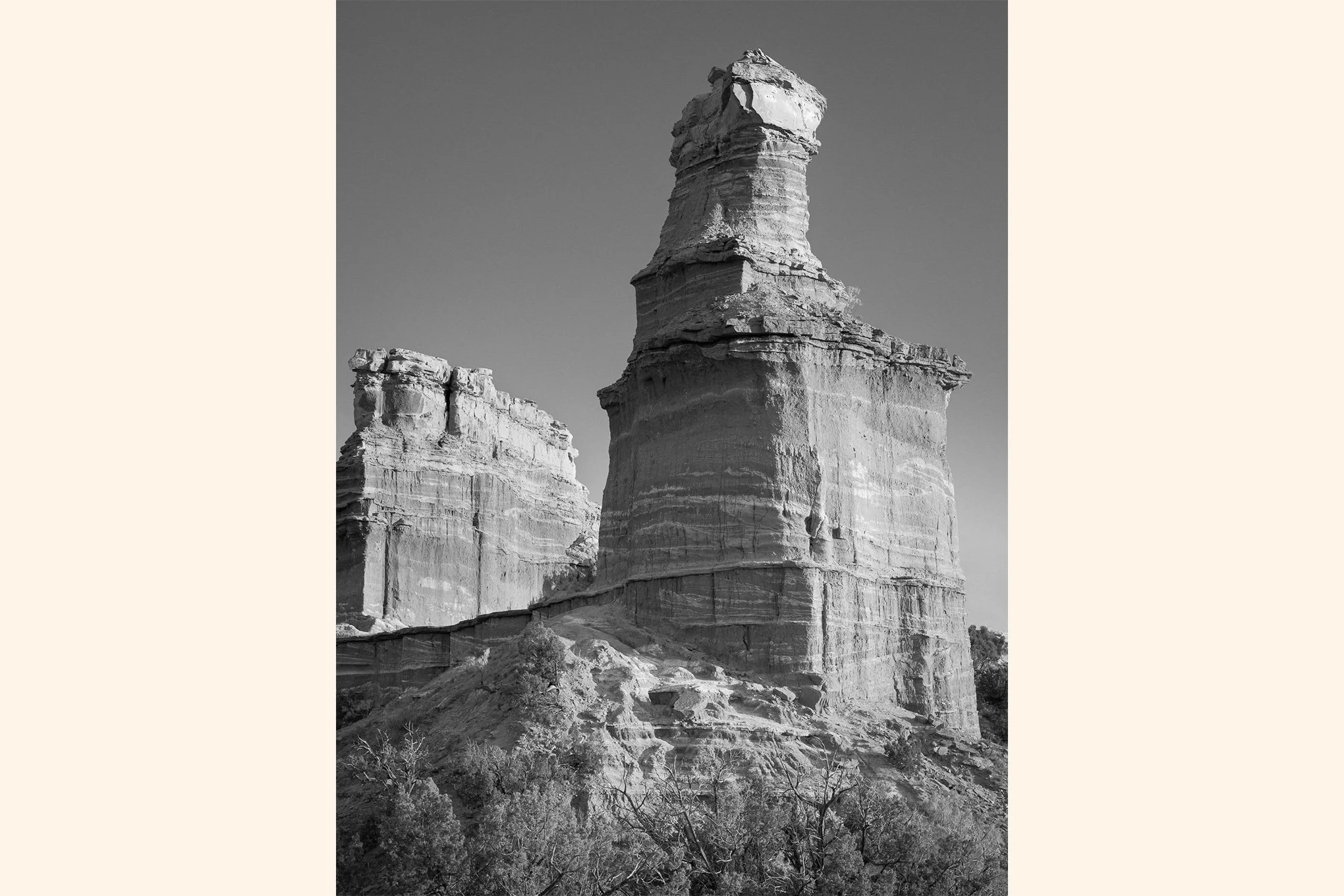 the-lighthouse-black-and-white-palo-duro-canyon-state-park-texas-sunset-landscape-photography-brendan-alex-phoenix.jpg