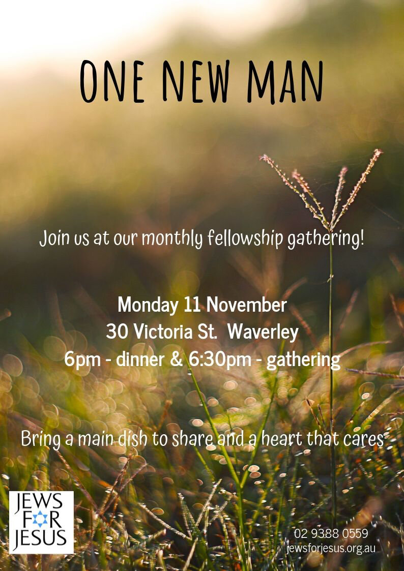 One New Man gathering - Monday, 11 November, 2019