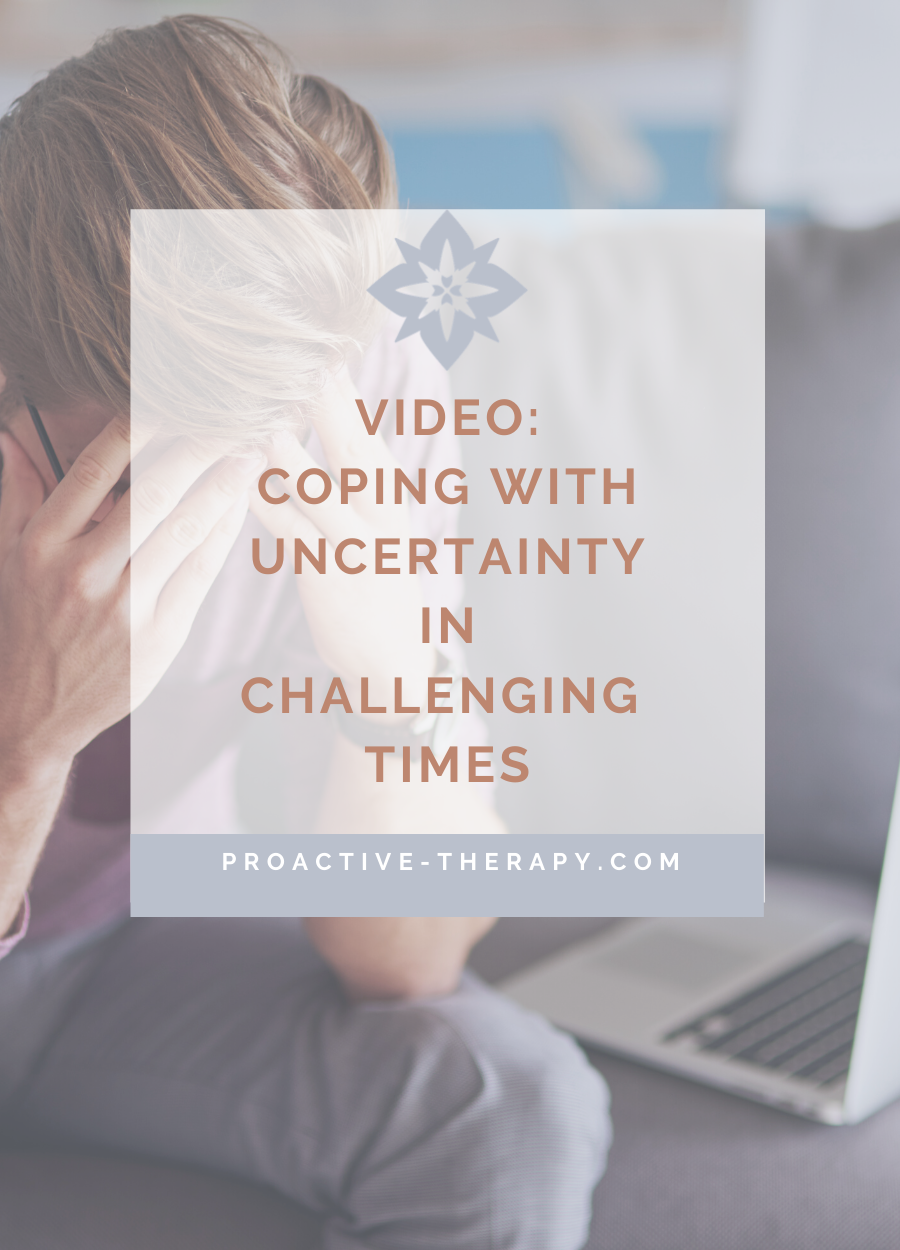 Coping With Uncertainty in Challenging Times