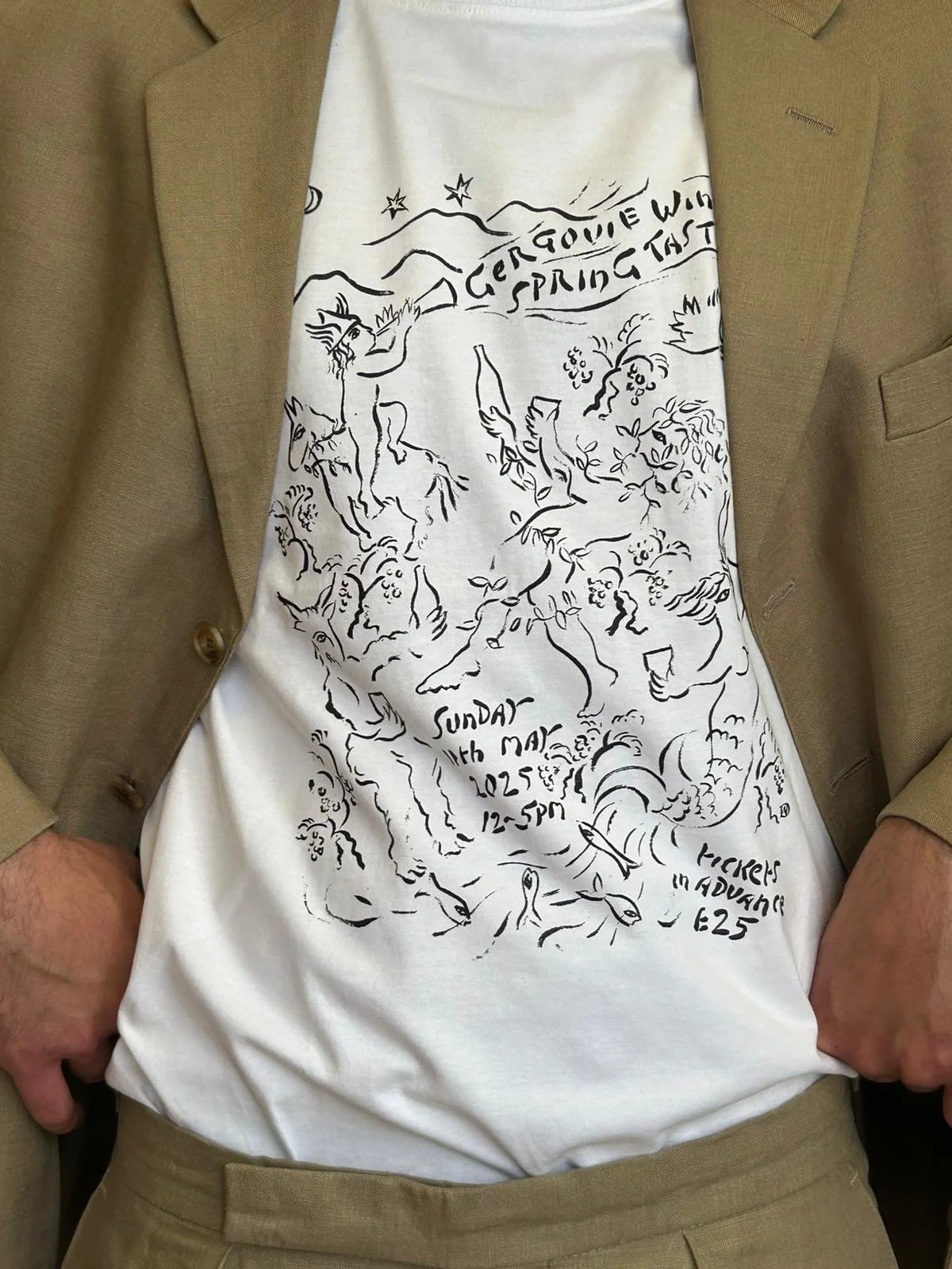 Spring Tasting 2025 T Shirt — 40 Maltby Street