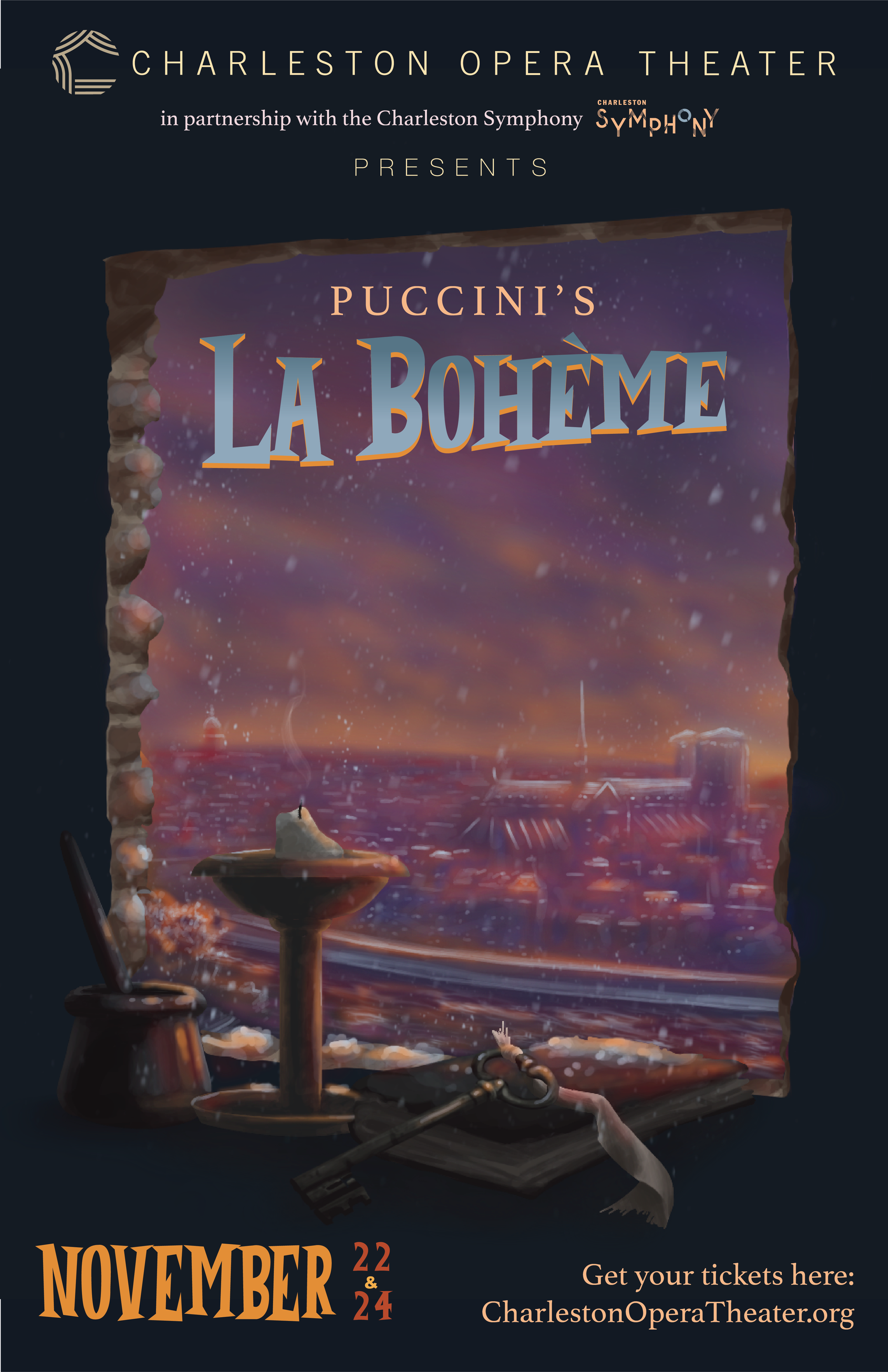 La Bohème - Charleston Opera Theater &amp; Charleston Symphony (Copy)