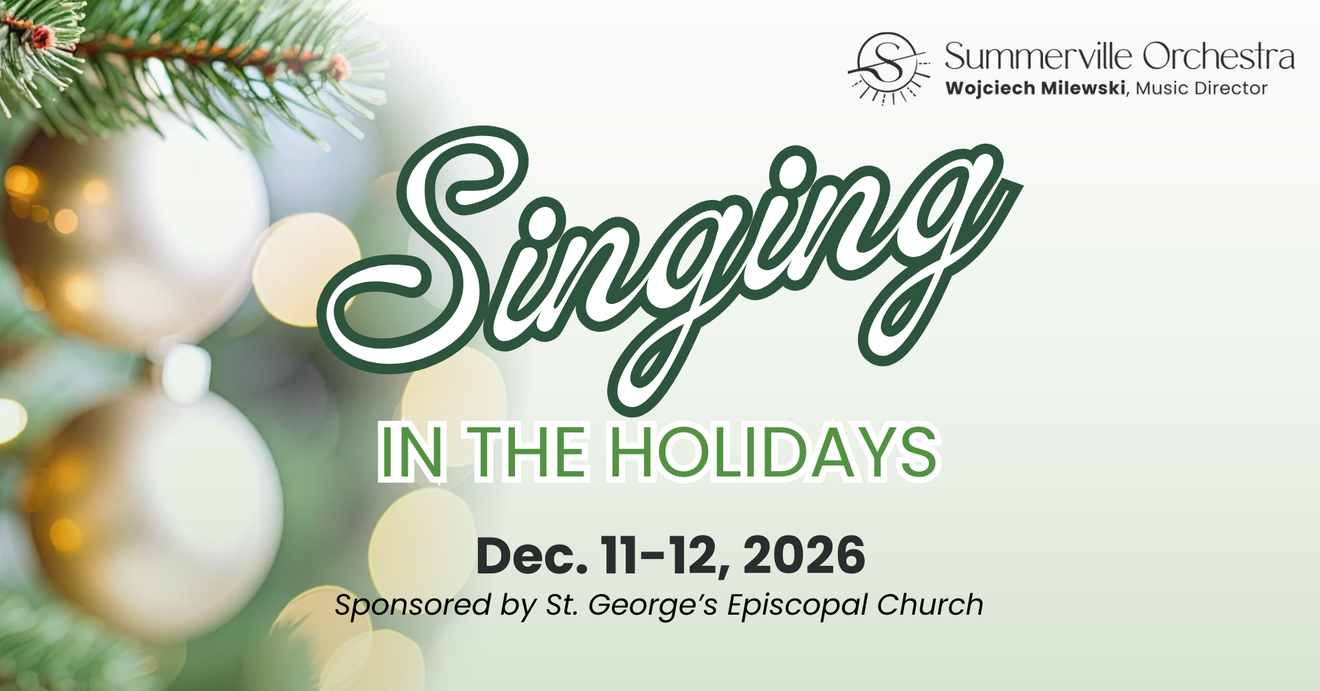 Summerville Orchestra: Singing in the Holidays