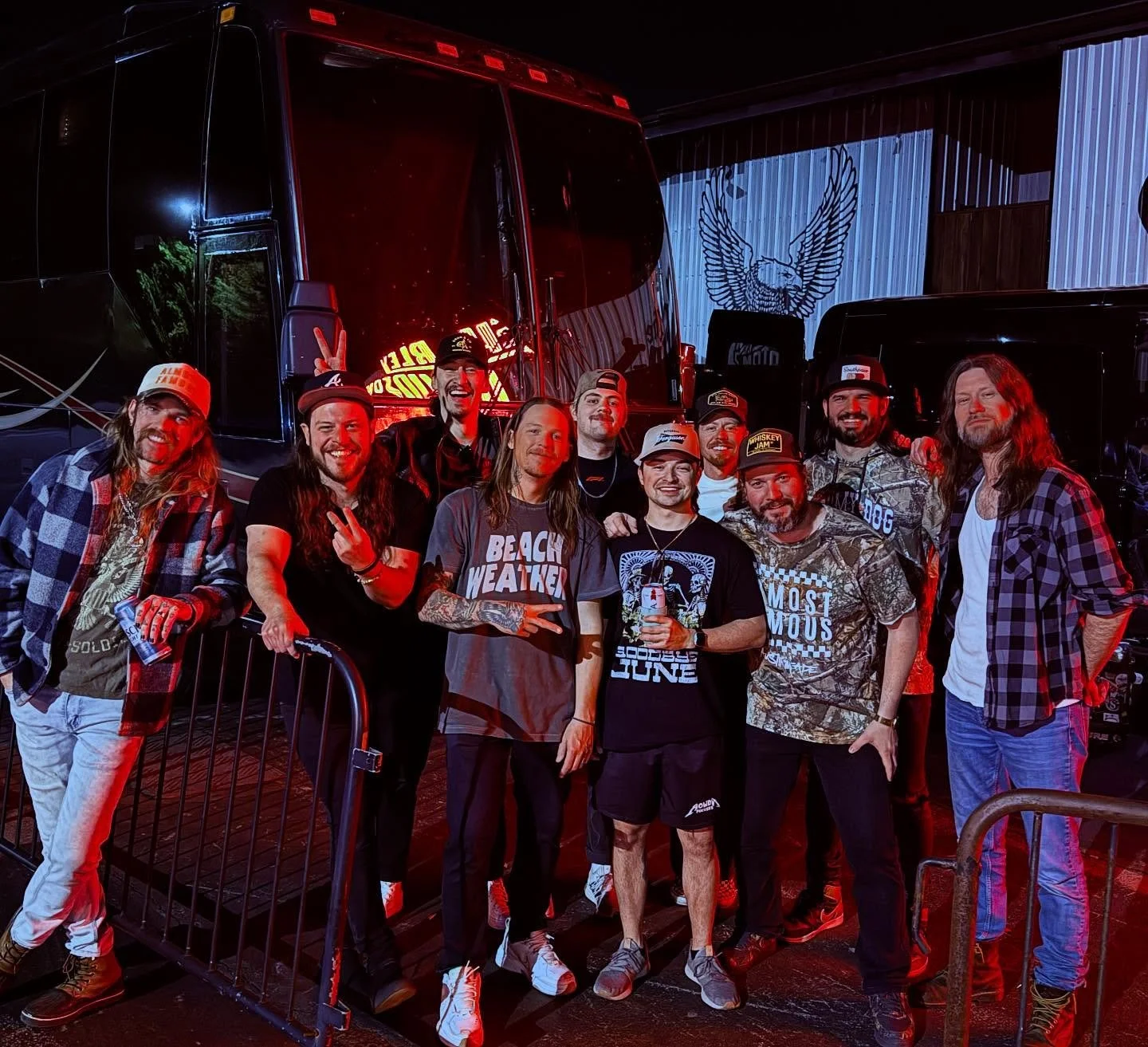 Great run with the our dudes in @austin_meade! Looking forward to seeing y&rsquo;all again, cheers 🍻

#rock #rocknroll #rockband #tour #roadlife