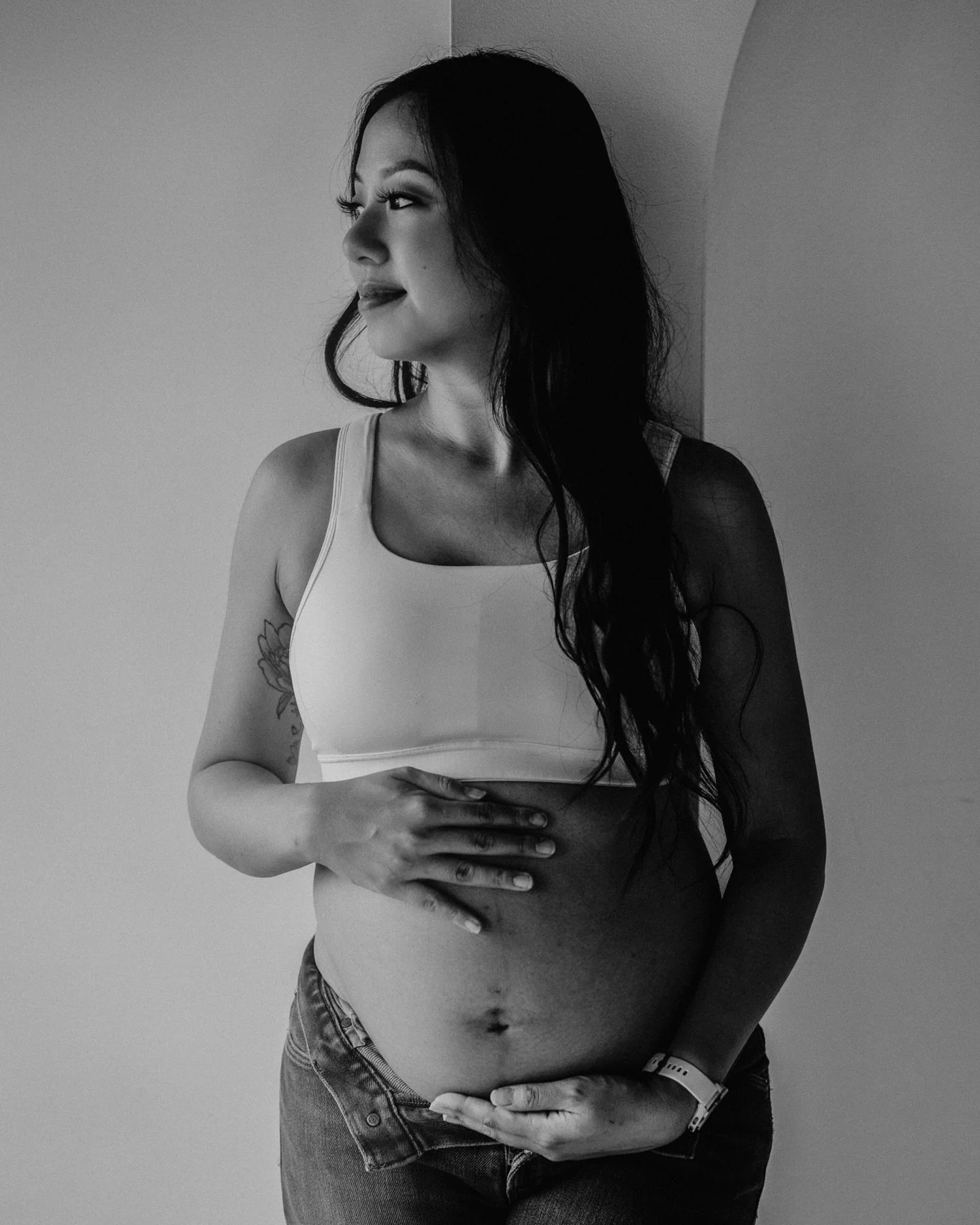 She&rsquo;s strong, kind, and so full of heart.
Her journey to this moment wasn&rsquo;t easy, but every bit of it led her here to be ready for the most beautiful chapter yet💛
So proud of her and the love she and her husband already share with their 