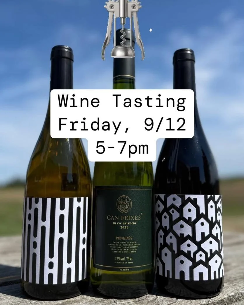 Join Tomas from SoPo for the last wine tasting of the summer! Friday, 9/12, 5-7pm 
~Spanish wines are on deck~

#wine #winetasting #pizza #night #pizzanight #pizzanight🍕