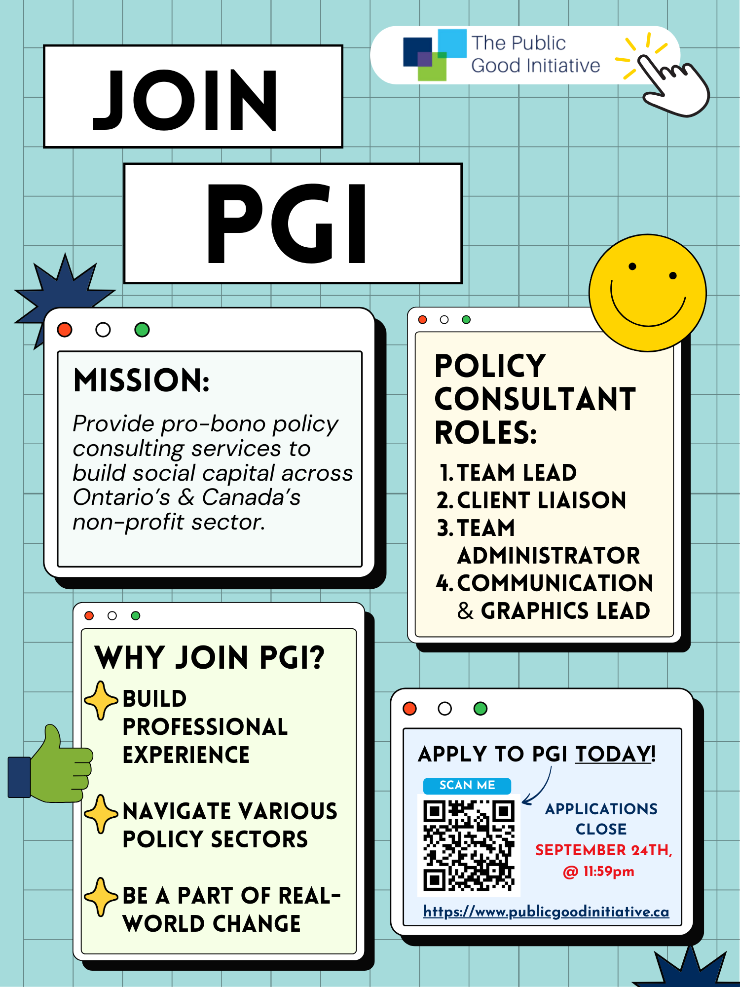 Application Process — public good initiative