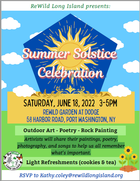 June 18, 2022 @ 3 PM : Summer Solstice Celebration