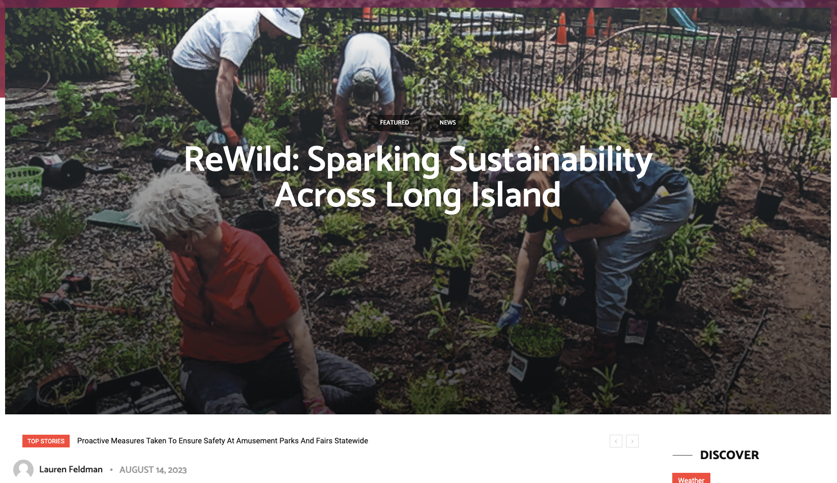 ReWild: Sparking Sustainability Across Long Island