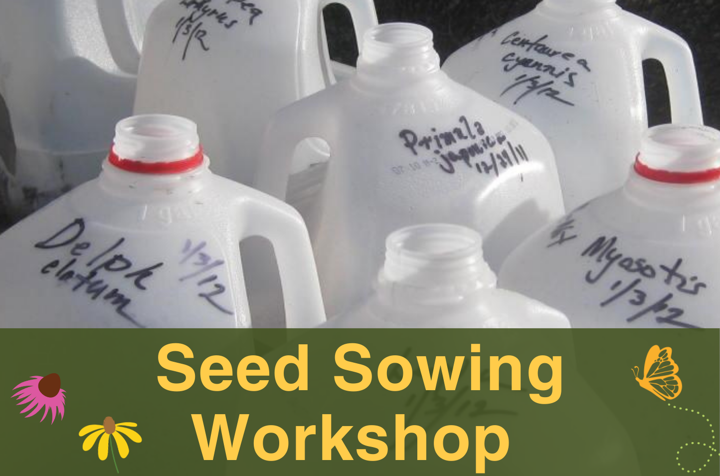 Winter Sowing Workshop in Bellport at South Country Library