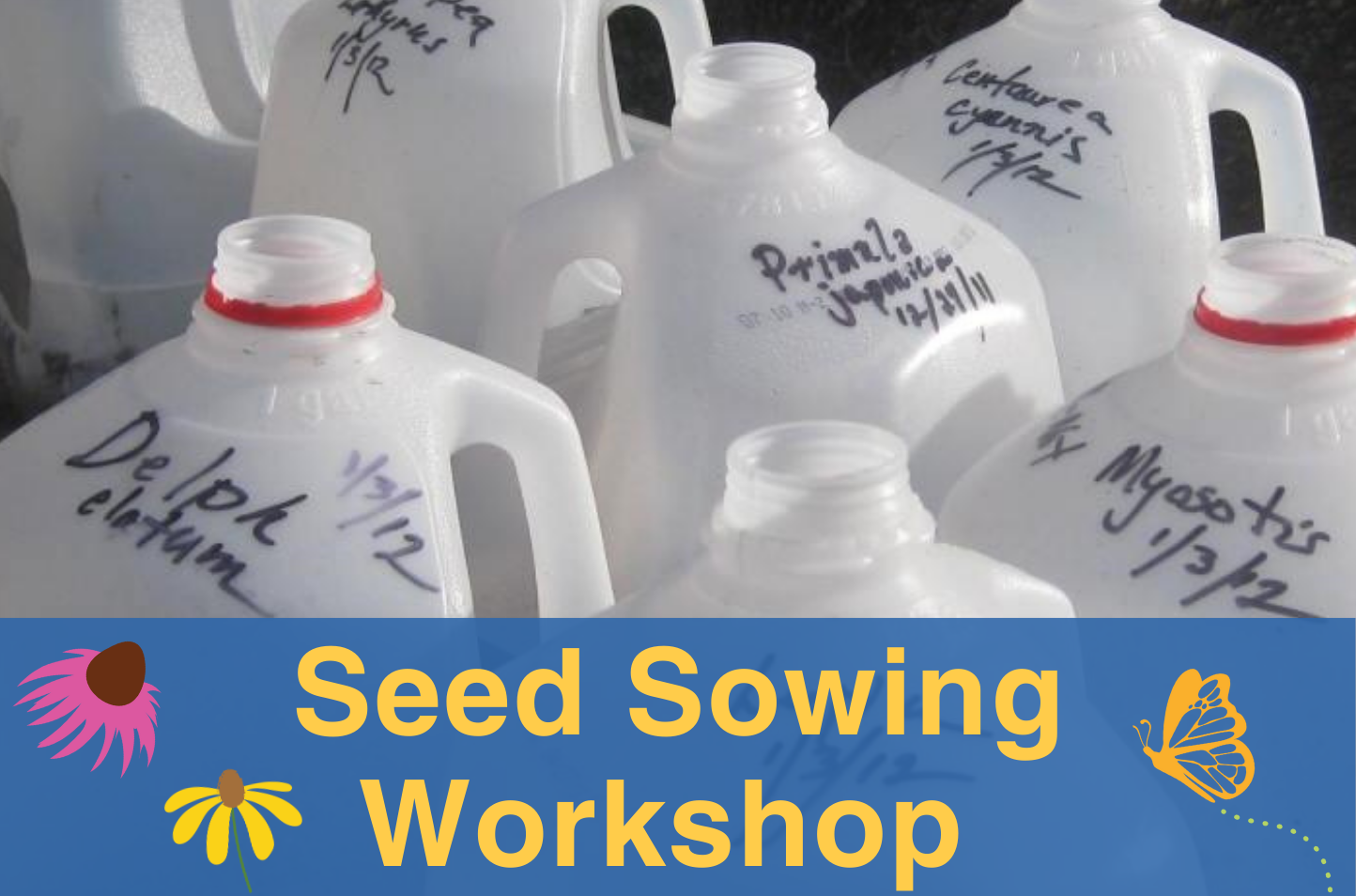 Winter Sowing Workshop in Selden at Middle Country Public Library