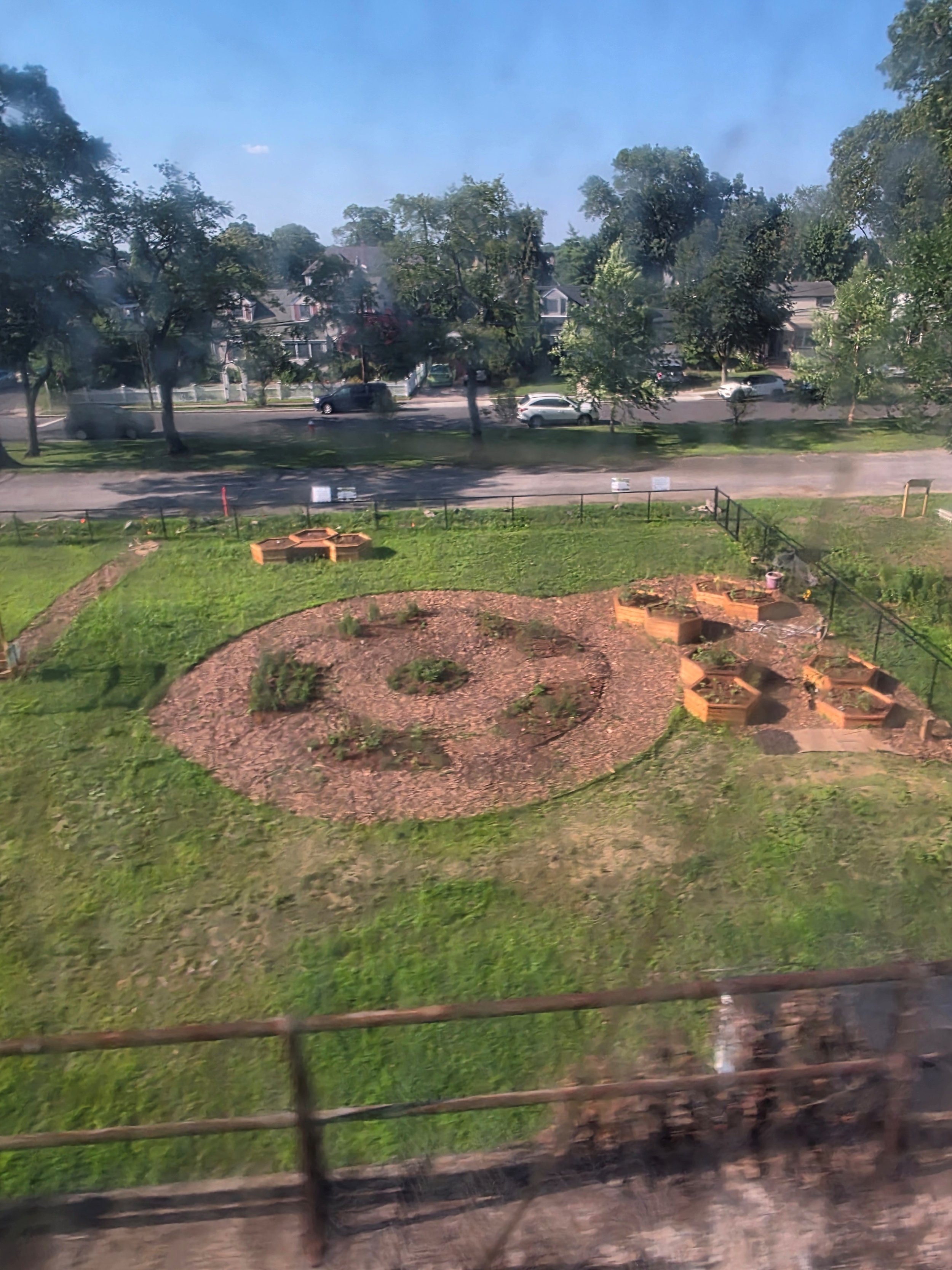  Our humble beginnings, as seen from above along the LIRR railroad. We are so proud to see how much this space has been transformed since the start! 