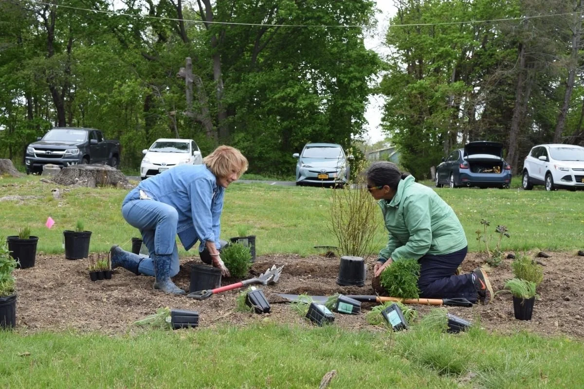Volunteers on Planting Day