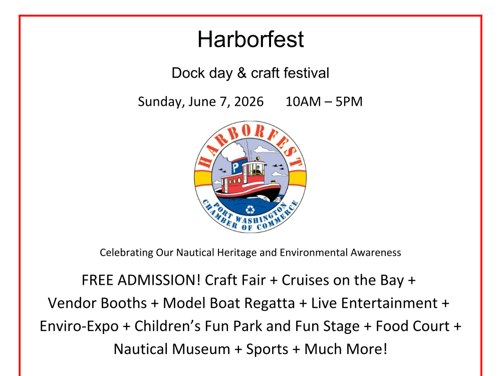 Table with ReWild @ Harborfest, Port Washington