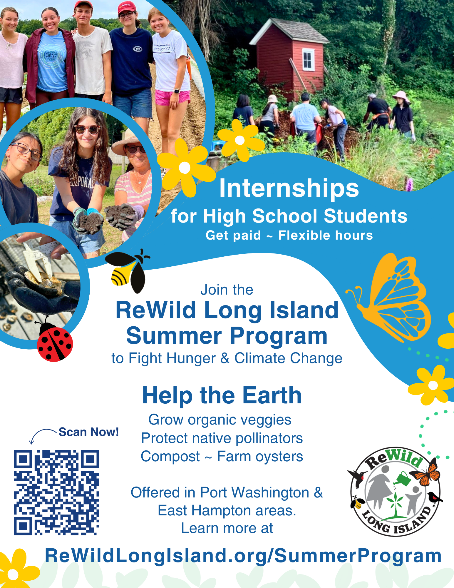 Summer Program to Fight Hunger and Climate Change — ReWild Long Island