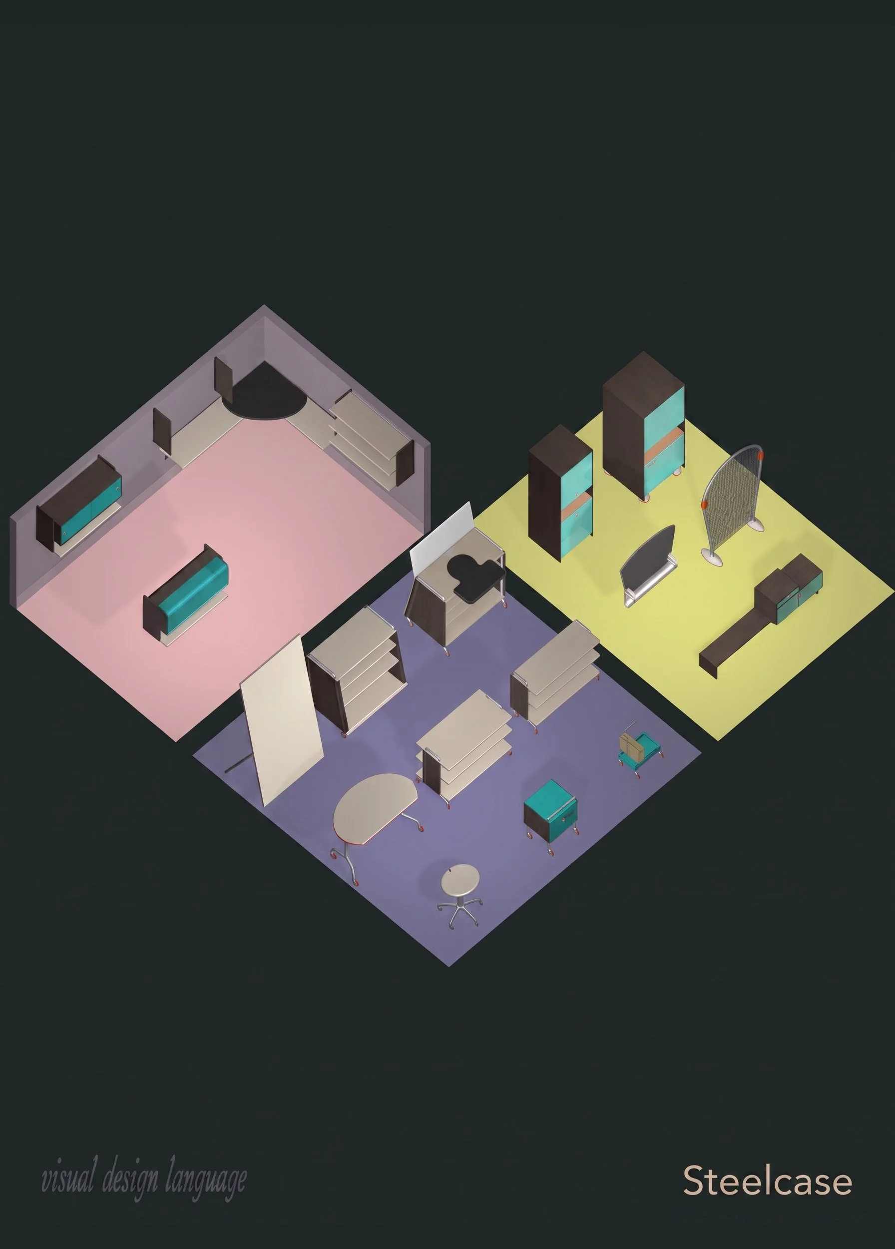 freestanding, mobile and built-in elements