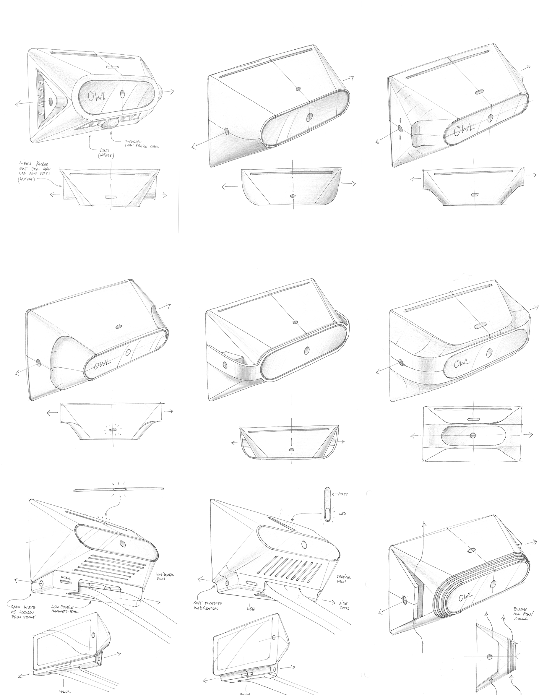 sketch exploration of additional side camera integration