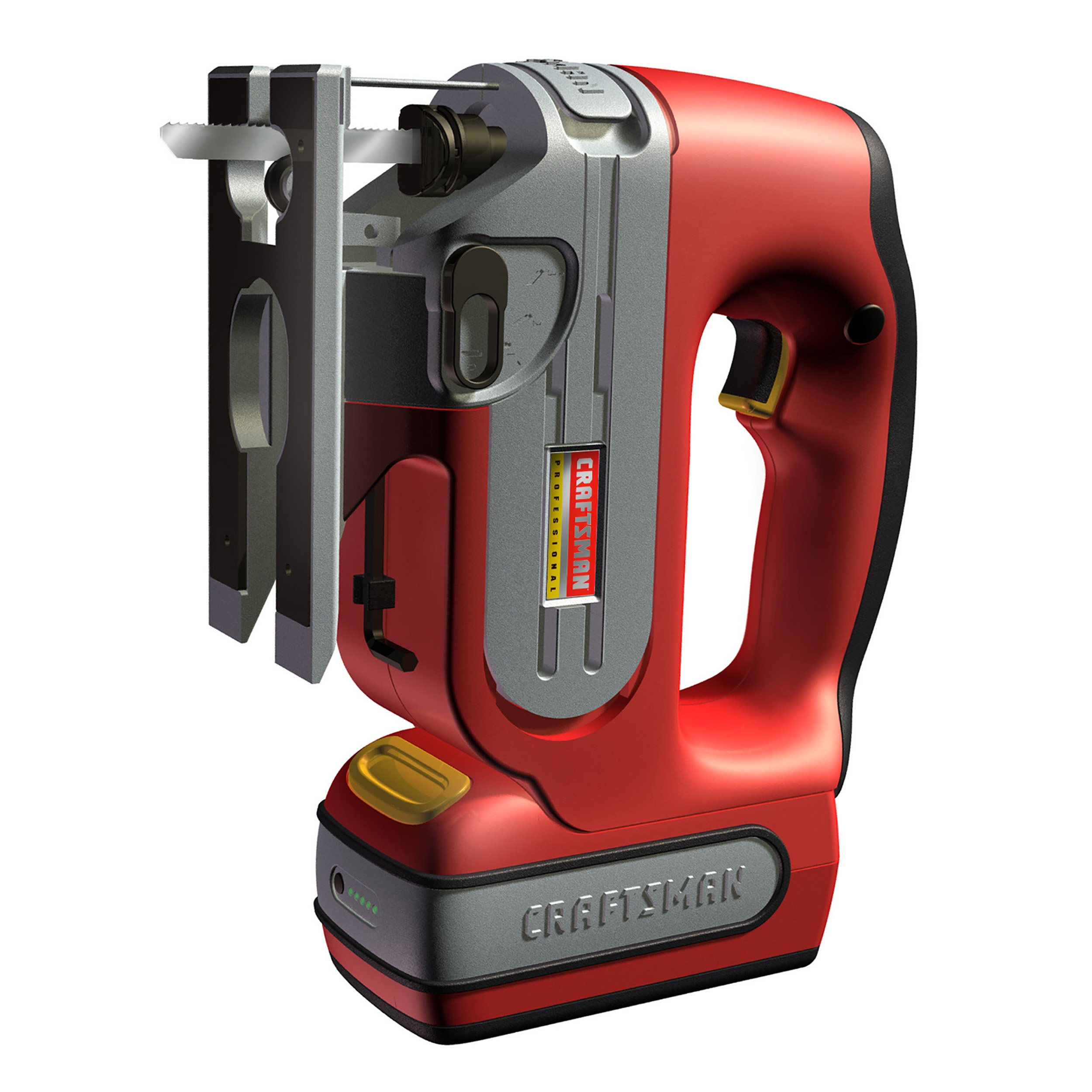 Battery placement was optimized to deliver balanced weight distribution for precise one-handed operation while allowing tools to stand upright when not in use.