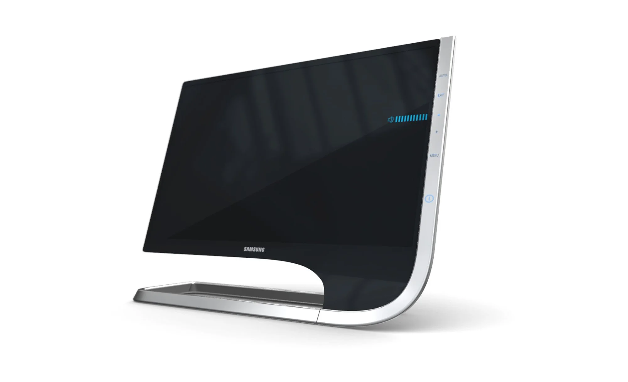 tactile touchpoints and the corresponding on-screen settings menu