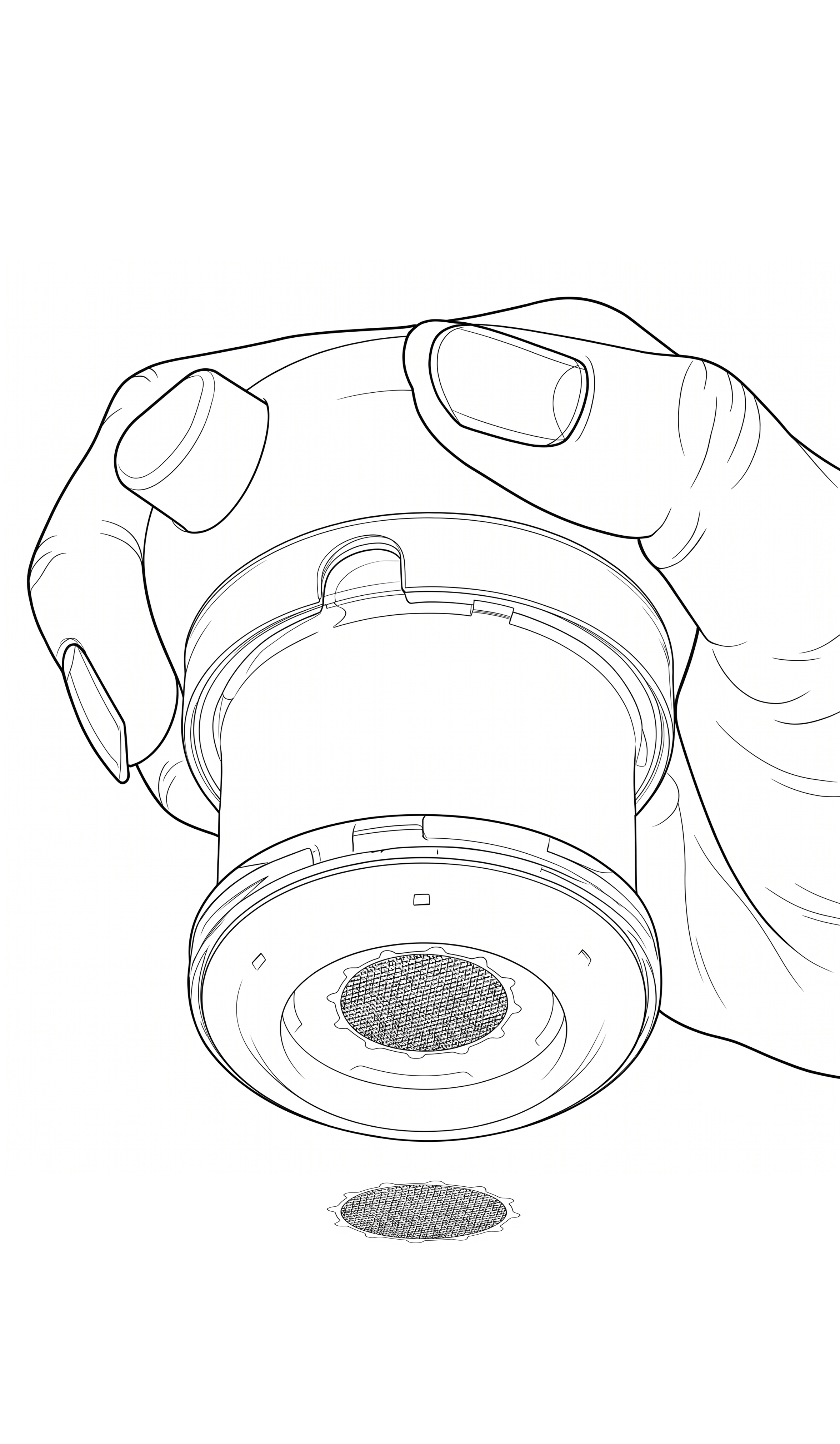 Press the device against the skin to actuate a painless drug delivery