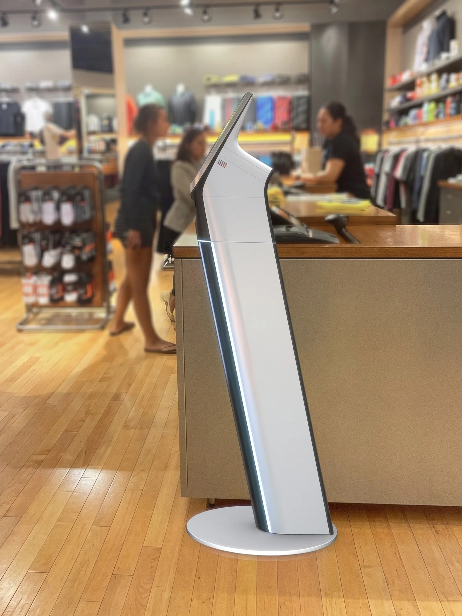 floorstanding retail store solution