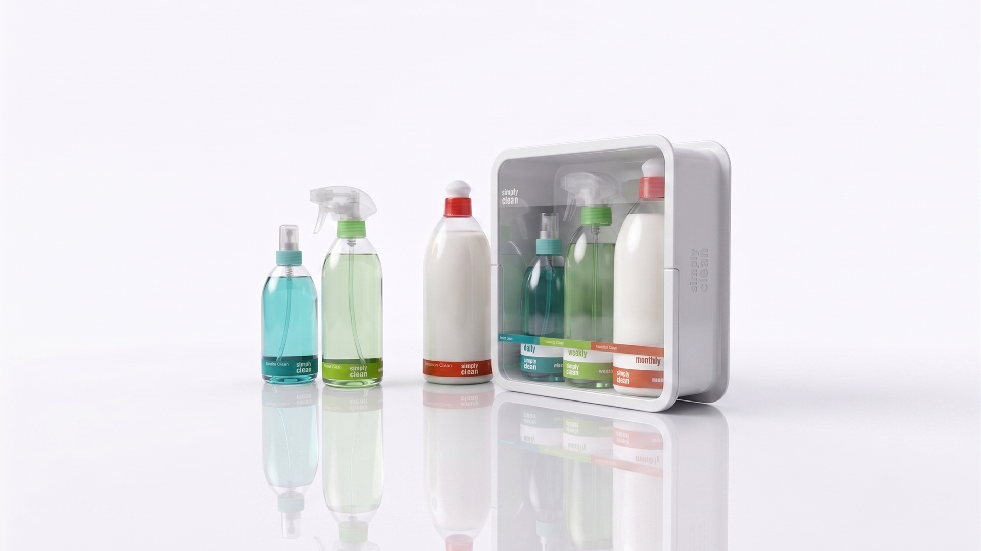Simply Clean - Cleaning Set with Caddy