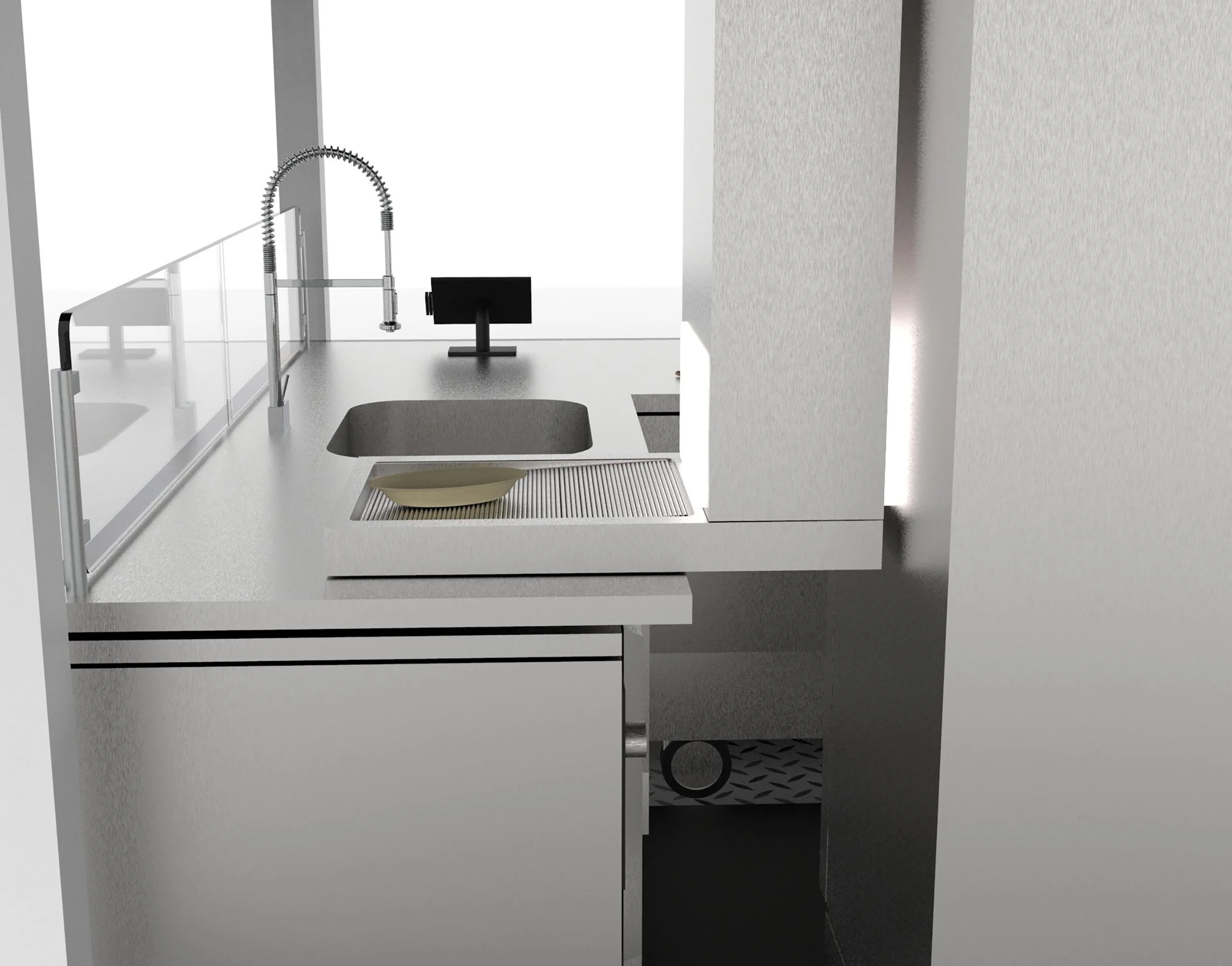 foldable bowl platform
