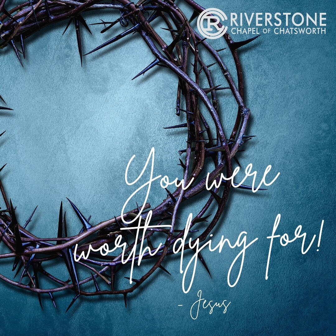 Good Friday is our reminder of the greatest sacrifice of all time. It's our reminder that great pain bears great blessings. It's our reminder that even at our worst, we were worth dying for. Happy Good Friday from Riverstone Chapel!  #goodfriday #eas