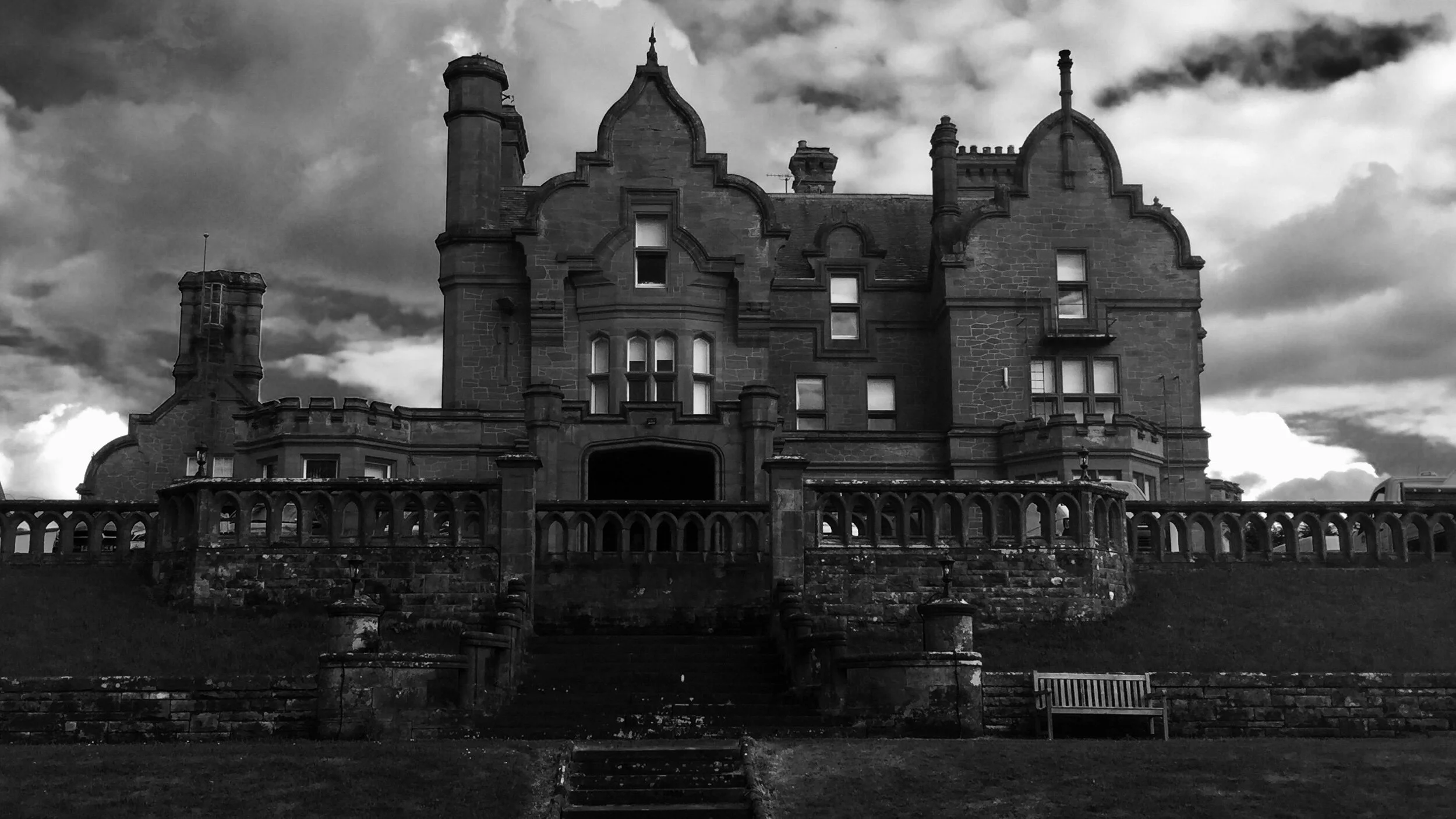 A hotel in Prestwick, Scotland.