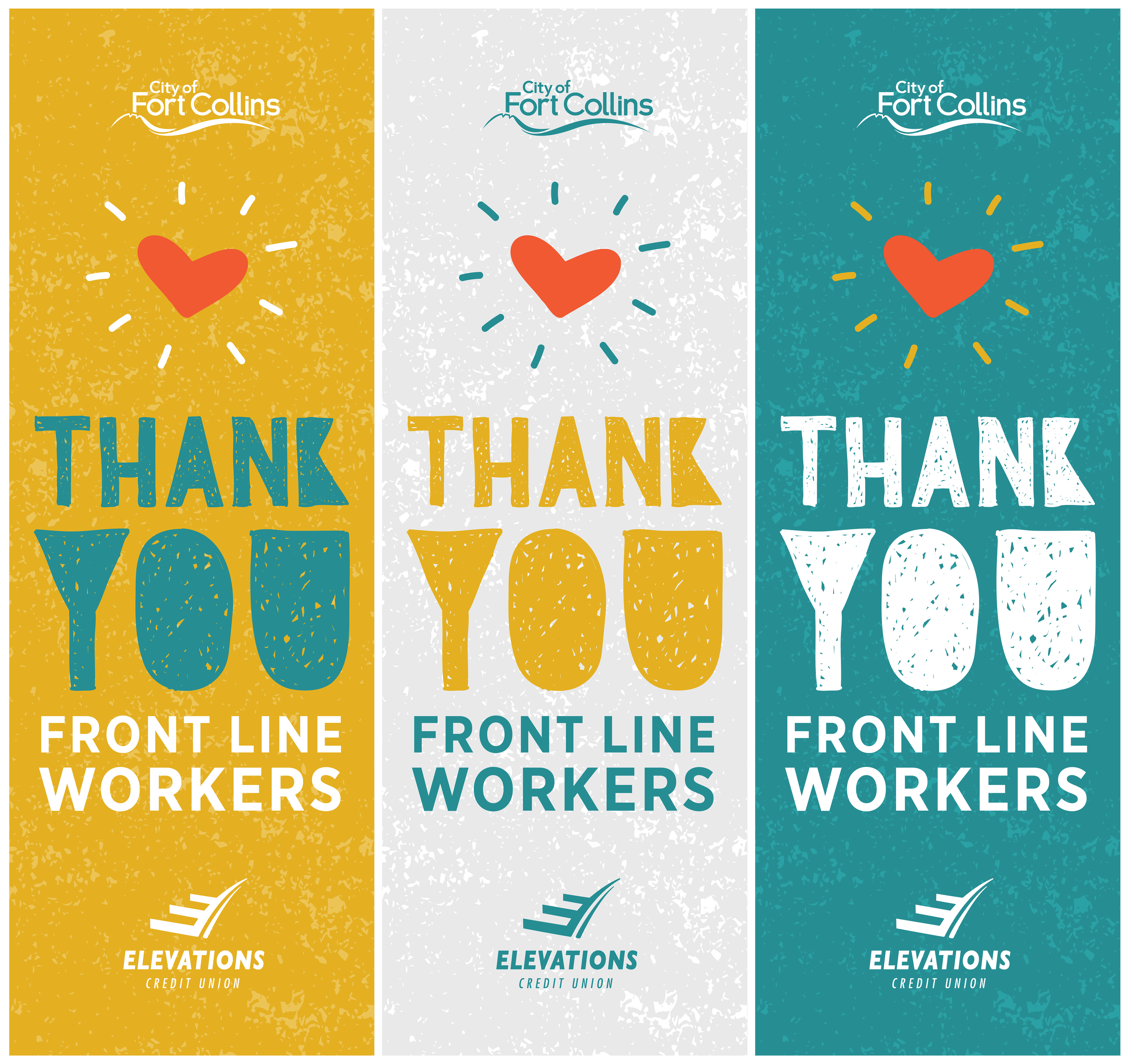 'Thank You Front Line Workers' Banners - Campaign