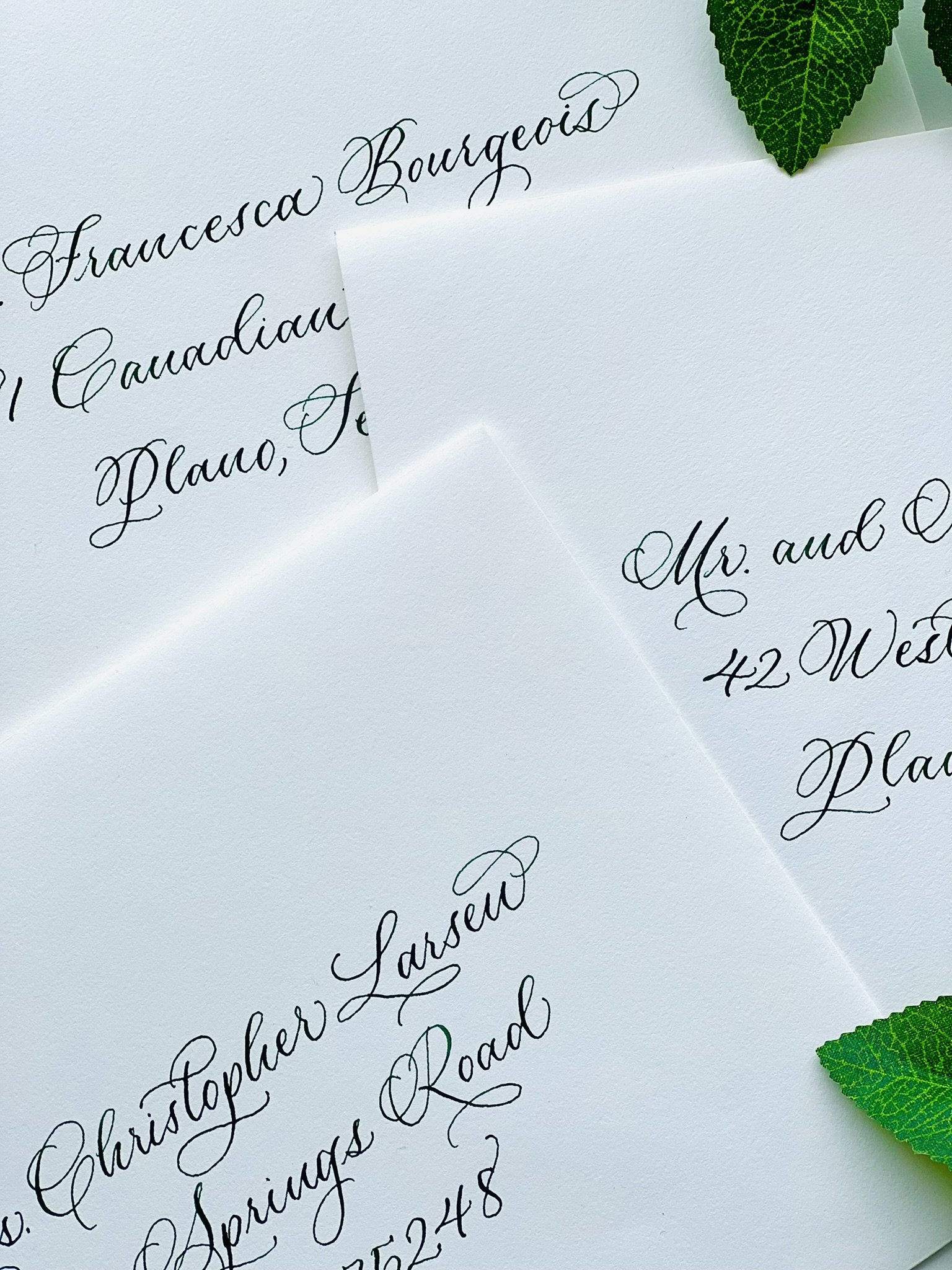 Dallas Wedding Calligraphy Envelope Addressing.JPEG