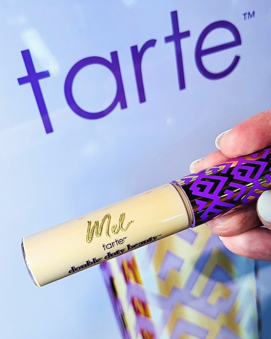 When your fave cosmetic brand has an event in Dallas, and asks you to personalize there💜 THE BEST! @tartecosmetics 

I&rsquo;ve engraved at several influencer events for Tarte over the years. And their products have become my everyday essentials! Ce