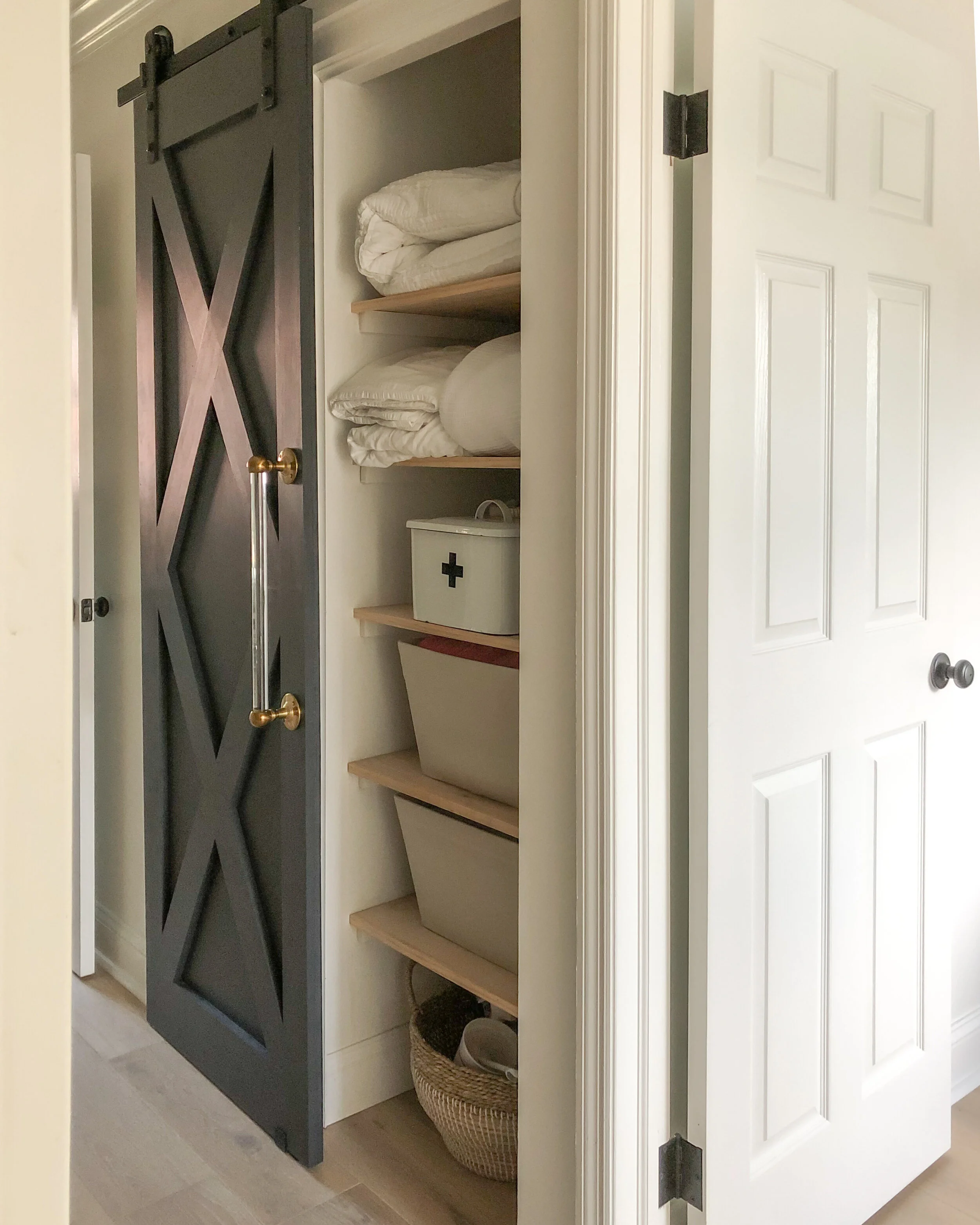 IKEA Pax Hack Linen Closet Reveal — Blushing Boho
